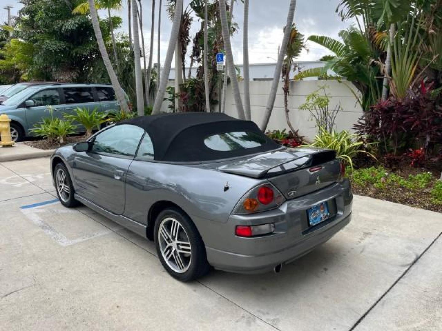 2004 Titanium Pearl /Midnight Mitsubishi Eclipse 1 FL GTS LOW MILES 36,082 (4A3AE75H84E) with an 3.0L SOHC MPFI 24-Valve V6 Variable Induction Engine engine, Automatic transmission, located at 4701 North Dixie Hwy, Pompano Beach, FL, 33064, (954) 422-2889, 26.240938, -80.123474 - OUR WEBPAGE FLORIDACARS1.COM HAS OVER 100 PHOTOS AND FREE CARFAX LINK 2004 MITSUBISHI ECLIPSE SPYDER GTS ROAD READY 3.0L V6 VIN: 4A3AE75H84E116730 NO ACCIDENTS 29 MPG CONVERTIBLE NO RECALLS 1 OWNER 3.0L V6 F DOHC 24V LOW MILES 30,082 GTS GASOLINE POWER CONVERTIBLE TOP POWER LEATHER SEATS FRONT WHEEL - Photo#5