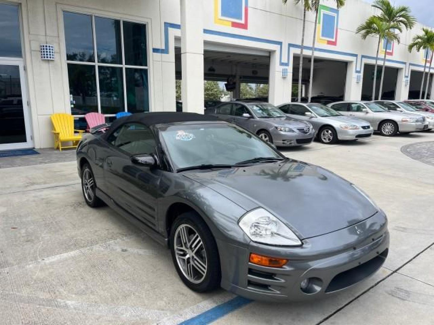 2004 Titanium Pearl /Midnight Mitsubishi Eclipse 1 FL GTS LOW MILES 36,082 (4A3AE75H84E) with an 3.0L SOHC MPFI 24-Valve V6 Variable Induction Engine engine, Automatic transmission, located at 4701 North Dixie Hwy, Pompano Beach, FL, 33064, (954) 422-2889, 26.240938, -80.123474 - OUR WEBPAGE FLORIDACARS1.COM HAS OVER 100 PHOTOS AND FREE CARFAX LINK 2004 MITSUBISHI ECLIPSE SPYDER GTS ROAD READY 3.0L V6 VIN: 4A3AE75H84E116730 NO ACCIDENTS 29 MPG CONVERTIBLE NO RECALLS 1 OWNER 3.0L V6 F DOHC 24V LOW MILES 30,082 GTS GASOLINE POWER CONVERTIBLE TOP POWER LEATHER SEATS FRONT WHEEL - Photo#64