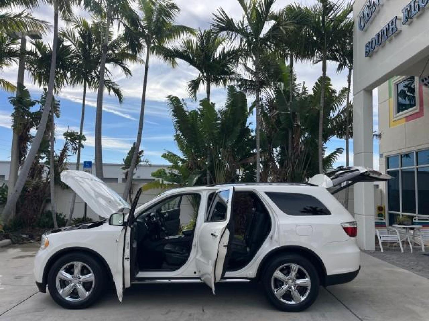 2011 Stone White /Black Dodge Durango Citadel V 8 HEMI LOW MILES 64,436 (1D4SD5GT5BC) with an 5.7L V8 VVT Hemi Multi Displacement Engine engine, Automatic transmission, located at 4701 North Dixie Hwy, Pompano Beach, FL, 33064, (954) 422-2889, 26.240938, -80.123474 - OUR WEBPAGE FLORIDACARS1.COM HAS OVER 100 PHOTOS AND FREE CARFAX LINK 2011 DODGE DURANGO CITADEL ROAD READY 5.7L V8 DVD VIN: 1D4SD5GT5BC694943 NO RECALLS FLORIDA OWNER 4 DOOR WAGON/SPORT UTILITY 3 ROW POWER LEATHER SEATS 5.7L V8 F OHV 16V PUSH START NAVIGATION POWER SUNROOF GASOLINE NEW $ 45,820 BAC - Photo#8