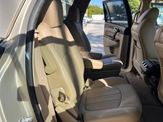 2011 Gold Mist Metallic /Cashmere With Cocoa Accents Buick Enclave 1 FL CXL-1 LOW MILES 64,303 (5GAKRBEDXBJ) with an 3.6L VVT V6 DI Engine engine, Automatic transmission, located at 4701 North Dixie Hwy, Pompano Beach, FL, 33064, (954) 422-2889, 26.240938, -80.123474 - OUR WEBPAGE FLORIDACARS1.COM HAS OVER 100 PHOTOS AND FREE CARFAX LINK 2011 BUICK ENCLAVE CXL-1 ROAD READY 3.6L V6 DUAL AC VIN: 5GAKRBEDXBJ409689 NO ACCIDENTS NO RECALLS 4 DOOR WAGON/SPORT UTILITY 1 OWNER FLORIDA NAVIGATION 3.6L V6 F DOHC 24V 3 ROW POWER LEATHER SEATS GASOLINE BACK UP CAMERA AND SENS - Photo#31