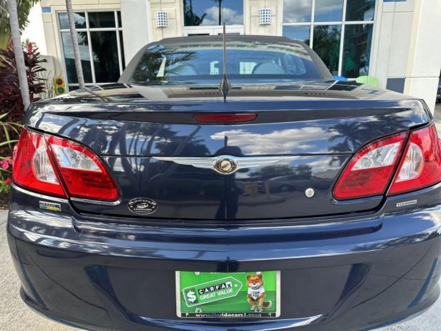 2008 Deep Water Blue Pearl /Slate Gray Chrysler Sebring LOW MILES 35,645 Touring (1C3LC55R68N) with an 2.7L V6 Cylinder Engine engine, Automatic transmission, located at 4701 North Dixie Hwy, Pompano Beach, FL, 33064, (954) 422-2889, 26.240938, -80.123474 - OUR WEBPAGE FLORIDACARS1.COM HAS OVER 100 PHOTOS AND FREE CARFAX LINK 2008 CHRYSLER SEBRING TOURING VIN: 1C3LC55R68N633310 1 C 3 L C 5 5 R 6 8 N 6 3 3 3 1 0 CONVERTIBLE 2.7L V6 F DOHC 24V GASOLINE FRONT WHEEL DRIVE Top Features Alloy Wheels Cloth Seats Satellite Radio Ready Soft Top Basic Features A - Photo#46