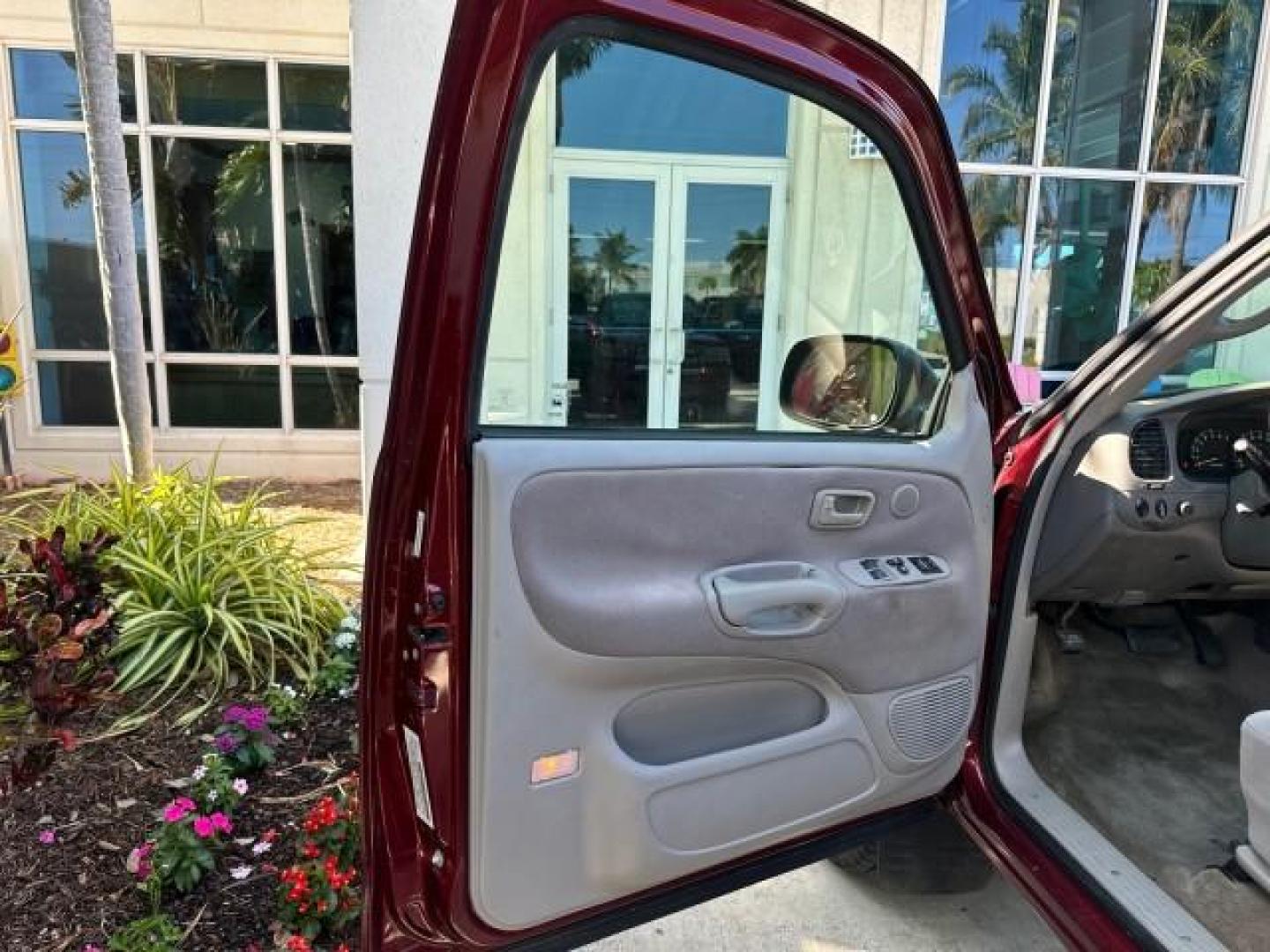 2003 Salsa Red Pearl /Gray Toyota Tundra SR5 1 OWNER FL TITLE 31 SERVICES (5TBRT34163S) with an 4.7L DOHC EFI 32-Valve V8 i-Force Engine engine, Automatic transmission, located at 4701 North Dixie Hwy, Pompano Beach, FL, 33064, (954) 422-2889, 26.240938, -80.123474 - 2003 TOYOTA TUNDRA SR5 VIN: 5TBRT34163S368762 4 DOOR EXTENDED CAB PICKUP 4.7L V8 F DOHC 32V GASOLINE REAR WHEEL DRIVE Highlighted Features Bed Liner Cloth Seats ABS Brakes Automatic Transmission Power Locks AM/FM Stereo CD Audio Power Mirrors Air Conditioning Cassette Player Power Windows Presenting - Photo#9