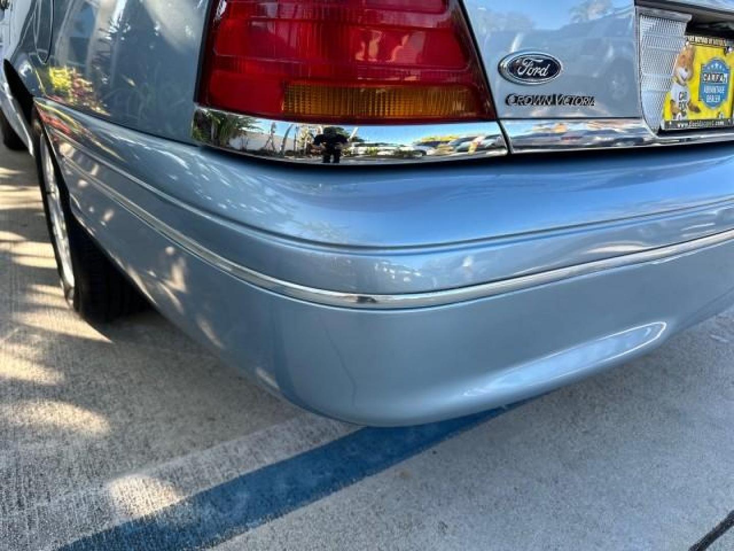 2003 Light Blue Metallic /Medium Parchment Ford Crown Victoria LX LOW MILES 31,713 (2FAFP74W53X) with an 4.6L SEFI OHC V8 Engine engine, Automatic transmission, located at 4701 North Dixie Hwy, Pompano Beach, FL, 33064, (954) 422-2889, 26.240938, -80.123474 - OUR WEBPAGE FLORIDACARS1.COM HAS OVER 100 PHOTOS AND FREE CARFAX LINK 2003 FORD CROWN VICTORIA LX VIN: 2FAFP74W53X100538 2 F A F P 7 4 W 5 3 X 1 0 0 5 3 8 SEDAN 4 DR 4.6L V8 F GASOLINE REAR WHEEL DRIVE Basic Features ABS Brakes CD Audio Power Mirrors Traction Control AM/FM Stereo Cassette Player Pow - Photo#49