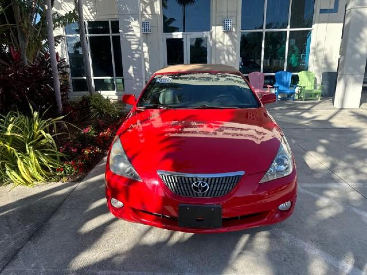 2004 Absolutely Red /Dark Stone Toyota Camry Solara 1 FL SLE LOW MILES 17,713 (4T1FA38P74U) with an 3.3L DOHC SMPI VVT-i 24-Valve V6 Engine engine, Automatic transmission, located at 4701 North Dixie Hwy, Pompano Beach, FL, 33064, (954) 422-2889, 26.240938, -80.123474 - OUR WEBPAGE FLORIDACARS1.COM HAS OVER 100 PHOTOS AND FREE CARFAX LINK 2004 TOYOTA CAMRY SOLARA SLE V6 VIN: 4T1FA38P74U024669 4 T 1 F A 3 8 P 7 4 U 0 2 4 6 6 9 CONVERTIBLE 3.3L V6 F DOHC 24V 29 MPG GASOLINE FRONT WHEEL DRIVE Top Features Alloy Wheels Leather Seats Front Seat Heaters Satellite Radio R - Photo#2