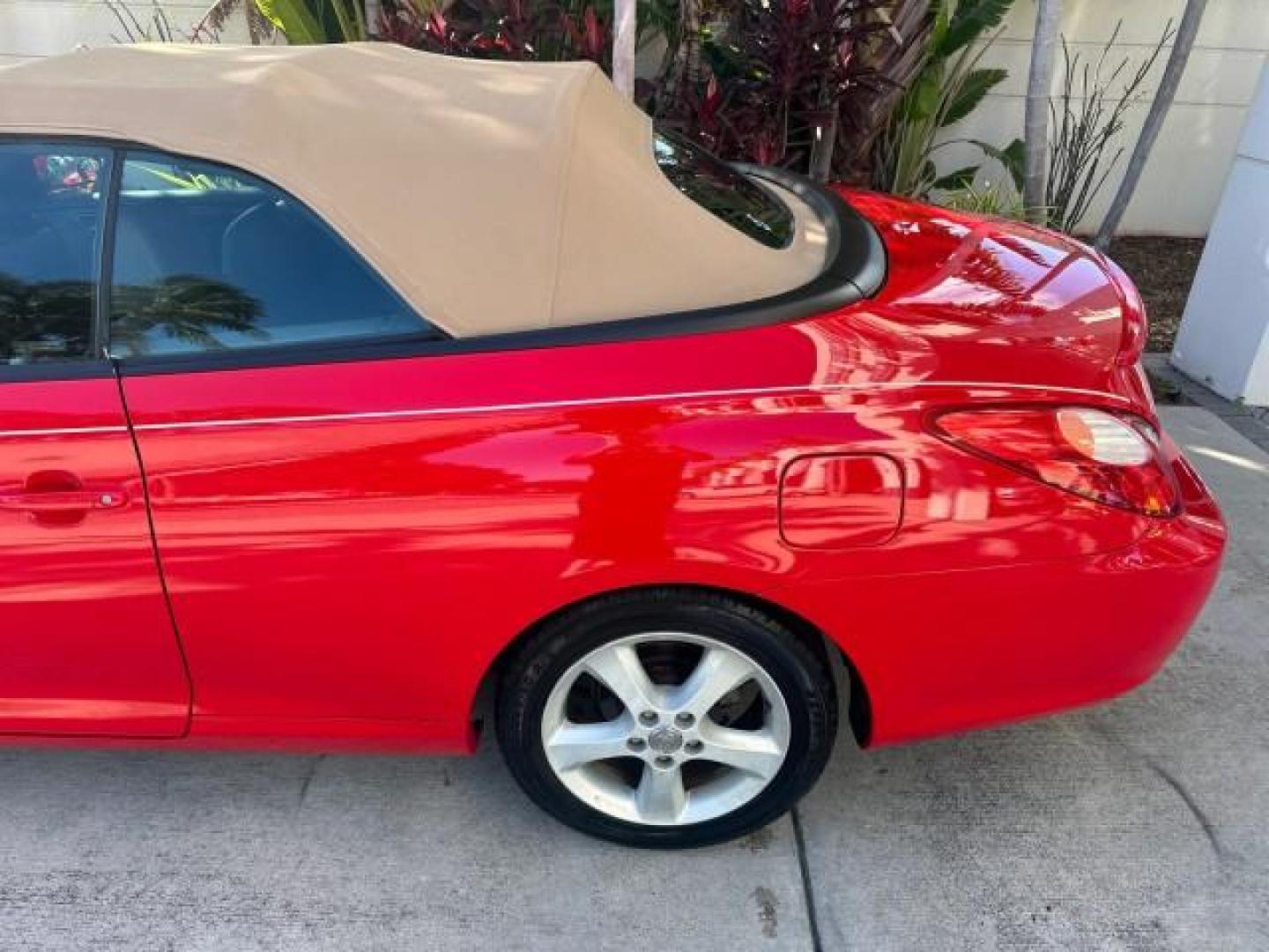 2004 Absolutely Red /Dark Stone Toyota Camry Solara 1 FL SLE LOW MILES 17,713 (4T1FA38P74U) with an 3.3L DOHC SMPI VVT-i 24-Valve V6 Engine engine, Automatic transmission, located at 4701 North Dixie Hwy, Pompano Beach, FL, 33064, (954) 422-2889, 26.240938, -80.123474 - OUR WEBPAGE FLORIDACARS1.COM HAS OVER 100 PHOTOS AND FREE CARFAX LINK 2004 TOYOTA CAMRY SOLARA SLE V6 VIN: 4T1FA38P74U024669 4 T 1 F A 3 8 P 7 4 U 0 2 4 6 6 9 CONVERTIBLE 3.3L V6 F DOHC 24V 29 MPG GASOLINE FRONT WHEEL DRIVE Top Features Alloy Wheels Leather Seats Front Seat Heaters Satellite Radio R - Photo#36