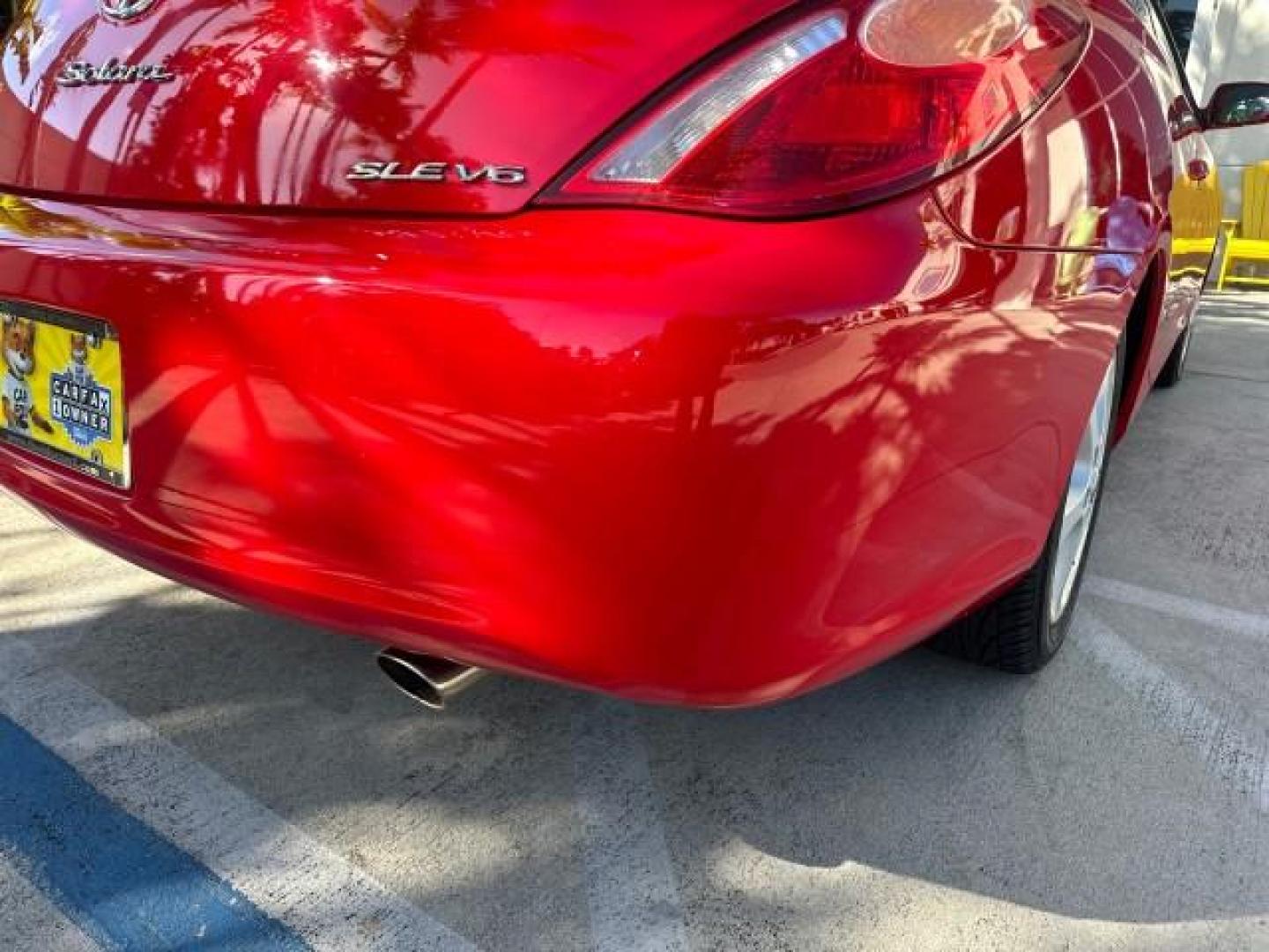 2004 Absolutely Red /Dark Stone Toyota Camry Solara 1 FL SLE LOW MILES 17,713 (4T1FA38P74U) with an 3.3L DOHC SMPI VVT-i 24-Valve V6 Engine engine, Automatic transmission, located at 4701 North Dixie Hwy, Pompano Beach, FL, 33064, (954) 422-2889, 26.240938, -80.123474 - OUR WEBPAGE FLORIDACARS1.COM HAS OVER 100 PHOTOS AND FREE CARFAX LINK 2004 TOYOTA CAMRY SOLARA SLE V6 VIN: 4T1FA38P74U024669 4 T 1 F A 3 8 P 7 4 U 0 2 4 6 6 9 CONVERTIBLE 3.3L V6 F DOHC 24V 29 MPG GASOLINE FRONT WHEEL DRIVE Top Features Alloy Wheels Leather Seats Front Seat Heaters Satellite Radio R - Photo#50