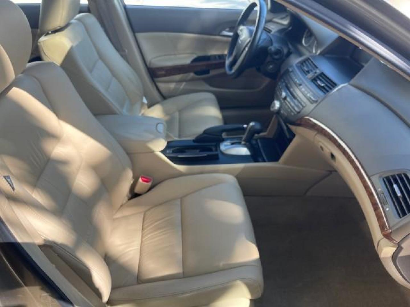 2009 Bold Beige Metallic /Ivory Honda Accord Sdn EX-L LOW MILES 31,501 (1HGCP26819A) with an 2.4L DOHC MPFI 16-Valve i-VTEC I4 Engine engine, Automatic transmission, located at 4701 North Dixie Hwy, Pompano Beach, FL, 33064, (954) 422-2889, 26.240938, -80.123474 - OUR WEBPAGE FLORIDACARS1.COM HAS OVER 100 PHOTOS AND FREE CARFAX LINK 2009 HONDA ACCORD EX-L VIN: 1HGCP26819A145607 1 H G C P 2 6 8 1 9 A 1 4 5 6 0 7 SEDAN 4 DR 2.4L I4 F DOHC 16V 31 MPG GASOLINE FRONT WHEEL DRIVE Top Features Alloy Wheels Satellite Radio Ready Front Seat Heaters Sunroof(s) Leather - Photo#12