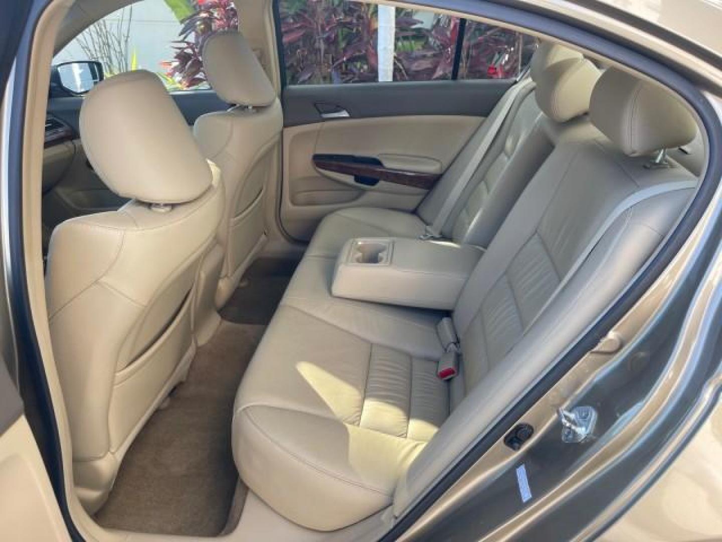 2009 Bold Beige Metallic /Ivory Honda Accord Sdn EX-L LOW MILES 31,501 (1HGCP26819A) with an 2.4L DOHC MPFI 16-Valve i-VTEC I4 Engine engine, Automatic transmission, located at 4701 North Dixie Hwy, Pompano Beach, FL, 33064, (954) 422-2889, 26.240938, -80.123474 - OUR WEBPAGE FLORIDACARS1.COM HAS OVER 100 PHOTOS AND FREE CARFAX LINK 2009 HONDA ACCORD EX-L VIN: 1HGCP26819A145607 1 H G C P 2 6 8 1 9 A 1 4 5 6 0 7 SEDAN 4 DR 2.4L I4 F DOHC 16V 31 MPG GASOLINE FRONT WHEEL DRIVE Top Features Alloy Wheels Satellite Radio Ready Front Seat Heaters Sunroof(s) Leather - Photo#14