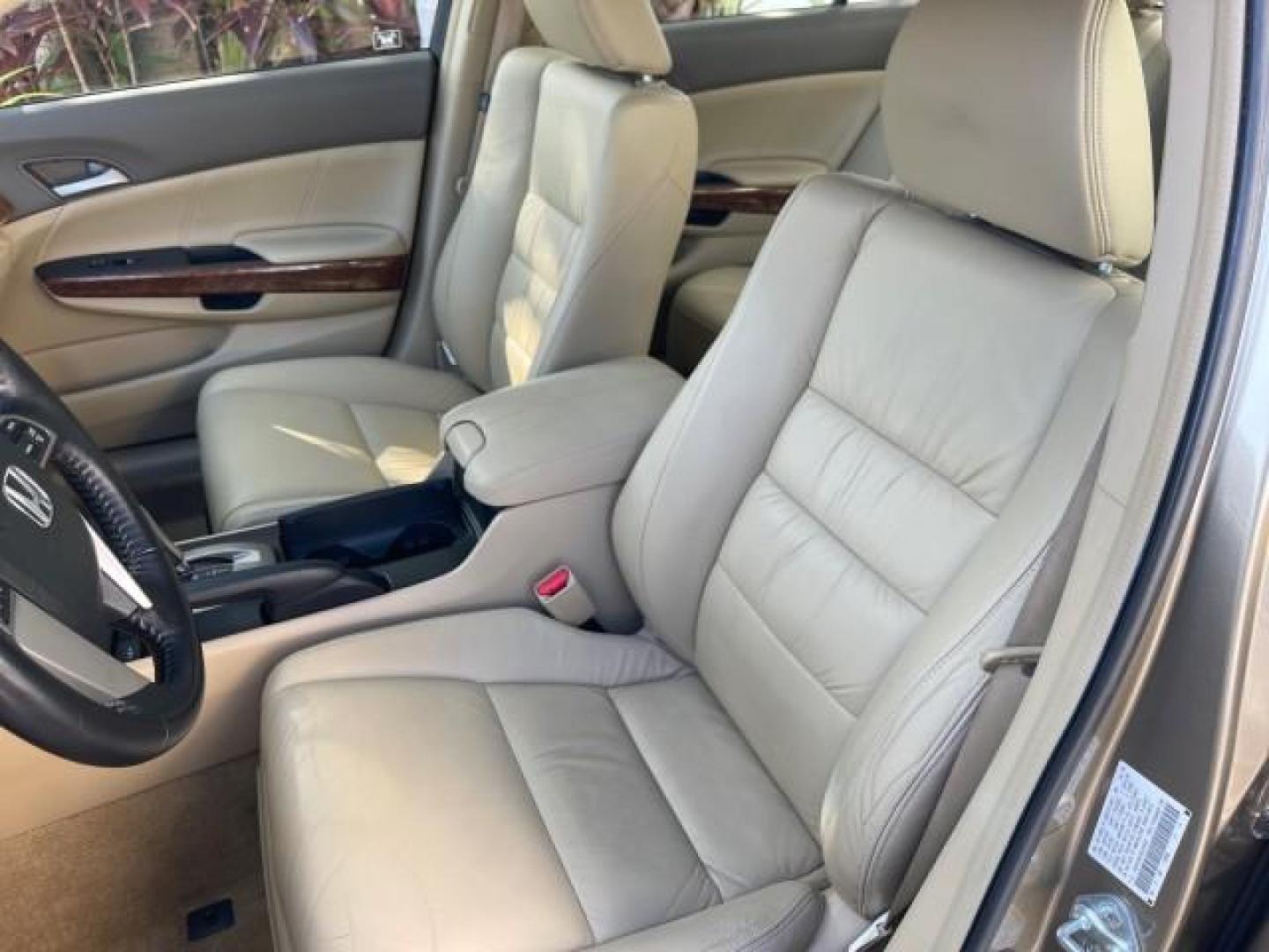 2009 Bold Beige Metallic /Ivory Honda Accord Sdn EX-L LOW MILES 31,501 (1HGCP26819A) with an 2.4L DOHC MPFI 16-Valve i-VTEC I4 Engine engine, Automatic transmission, located at 4701 North Dixie Hwy, Pompano Beach, FL, 33064, (954) 422-2889, 26.240938, -80.123474 - OUR WEBPAGE FLORIDACARS1.COM HAS OVER 100 PHOTOS AND FREE CARFAX LINK 2009 HONDA ACCORD EX-L VIN: 1HGCP26819A145607 1 H G C P 2 6 8 1 9 A 1 4 5 6 0 7 SEDAN 4 DR 2.4L I4 F DOHC 16V 31 MPG GASOLINE FRONT WHEEL DRIVE Top Features Alloy Wheels Satellite Radio Ready Front Seat Heaters Sunroof(s) Leather - Photo#25