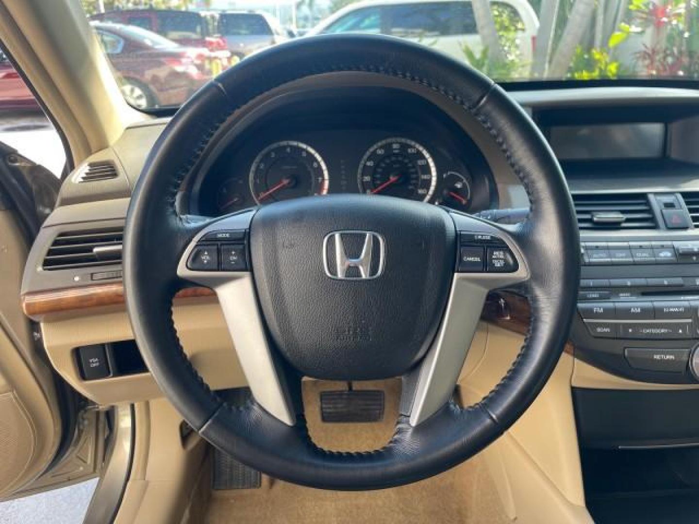 2009 Bold Beige Metallic /Ivory Honda Accord Sdn EX-L LOW MILES 31,501 (1HGCP26819A) with an 2.4L DOHC MPFI 16-Valve i-VTEC I4 Engine engine, Automatic transmission, located at 4701 North Dixie Hwy, Pompano Beach, FL, 33064, (954) 422-2889, 26.240938, -80.123474 - OUR WEBPAGE FLORIDACARS1.COM HAS OVER 100 PHOTOS AND FREE CARFAX LINK 2009 HONDA ACCORD EX-L VIN: 1HGCP26819A145607 1 H G C P 2 6 8 1 9 A 1 4 5 6 0 7 SEDAN 4 DR 2.4L I4 F DOHC 16V 31 MPG GASOLINE FRONT WHEEL DRIVE Top Features Alloy Wheels Satellite Radio Ready Front Seat Heaters Sunroof(s) Leather - Photo#28