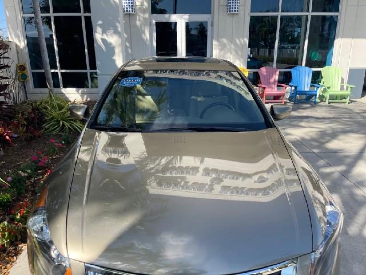 2009 Bold Beige Metallic /Ivory Honda Accord Sdn EX-L LOW MILES 31,501 (1HGCP26819A) with an 2.4L DOHC MPFI 16-Valve i-VTEC I4 Engine engine, Automatic transmission, located at 4701 North Dixie Hwy, Pompano Beach, FL, 33064, (954) 422-2889, 26.240938, -80.123474 - OUR WEBPAGE FLORIDACARS1.COM HAS OVER 100 PHOTOS AND FREE CARFAX LINK 2009 HONDA ACCORD EX-L VIN: 1HGCP26819A145607 1 H G C P 2 6 8 1 9 A 1 4 5 6 0 7 SEDAN 4 DR 2.4L I4 F DOHC 16V 31 MPG GASOLINE FRONT WHEEL DRIVE Top Features Alloy Wheels Satellite Radio Ready Front Seat Heaters Sunroof(s) Leather - Photo#64