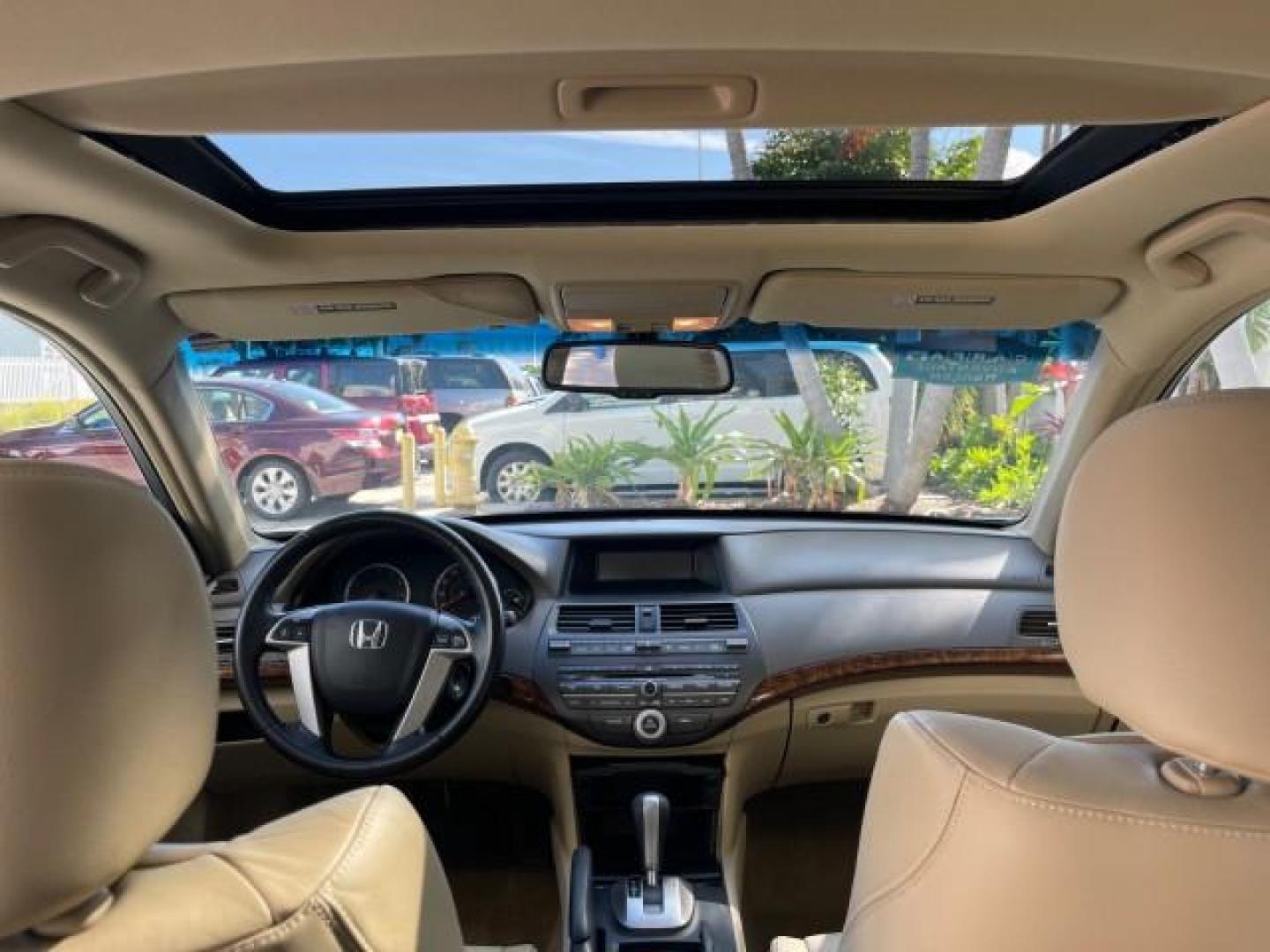 2009 Bold Beige Metallic /Ivory Honda Accord Sdn EX-L LOW MILES 31,501 (1HGCP26819A) with an 2.4L DOHC MPFI 16-Valve i-VTEC I4 Engine engine, Automatic transmission, located at 4701 North Dixie Hwy, Pompano Beach, FL, 33064, (954) 422-2889, 26.240938, -80.123474 - OUR WEBPAGE FLORIDACARS1.COM HAS OVER 100 PHOTOS AND FREE CARFAX LINK 2009 HONDA ACCORD EX-L VIN: 1HGCP26819A145607 1 H G C P 2 6 8 1 9 A 1 4 5 6 0 7 SEDAN 4 DR 2.4L I4 F DOHC 16V 31 MPG GASOLINE FRONT WHEEL DRIVE Top Features Alloy Wheels Satellite Radio Ready Front Seat Heaters Sunroof(s) Leather - Photo#69