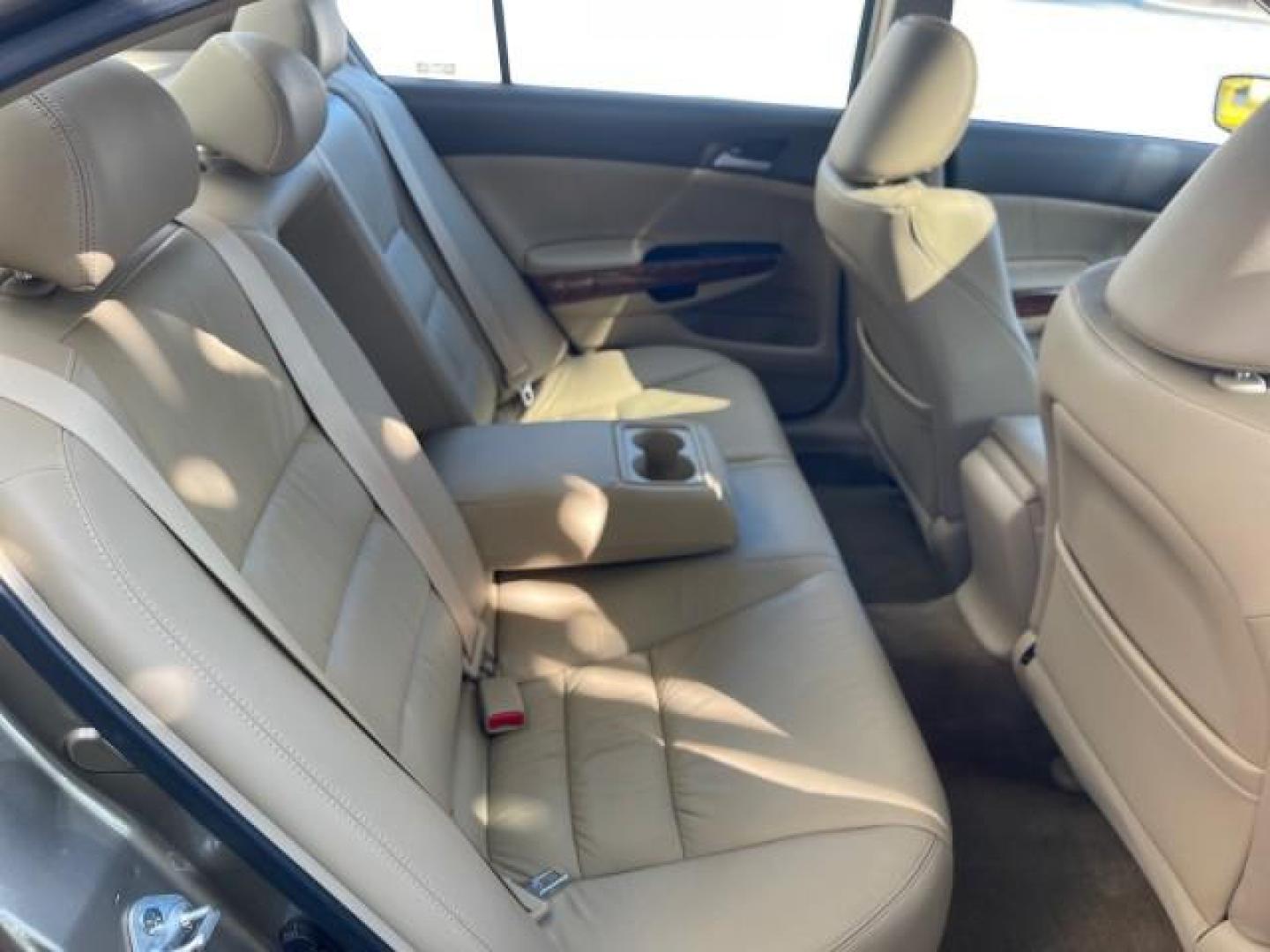 2009 Bold Beige Metallic /Ivory Honda Accord Sdn EX-L LOW MILES 31,501 (1HGCP26819A) with an 2.4L DOHC MPFI 16-Valve i-VTEC I4 Engine engine, Automatic transmission, located at 4701 North Dixie Hwy, Pompano Beach, FL, 33064, (954) 422-2889, 26.240938, -80.123474 - OUR WEBPAGE FLORIDACARS1.COM HAS OVER 100 PHOTOS AND FREE CARFAX LINK 2009 HONDA ACCORD EX-L VIN: 1HGCP26819A145607 1 H G C P 2 6 8 1 9 A 1 4 5 6 0 7 SEDAN 4 DR 2.4L I4 F DOHC 16V 31 MPG GASOLINE FRONT WHEEL DRIVE Top Features Alloy Wheels Satellite Radio Ready Front Seat Heaters Sunroof(s) Leather - Photo#91