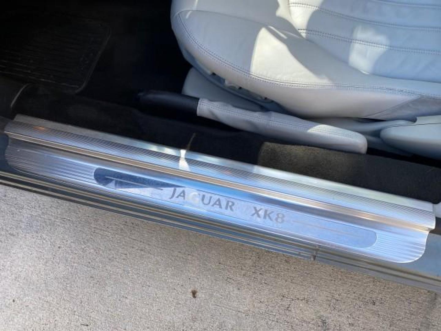 2003 Quartz /Dove Jaguar XK8 1 OWNER LOW MILES 37,004 (SAJDA42C132) with an 4.2L DOHC EFI 32-Valve Aluminum Alloy V8 Engine engine, Automatic transmission, located at 4701 North Dixie Hwy, Pompano Beach, FL, 33064, (954) 422-2889, 26.240938, -80.123474 - OUR WEBPAGE FLORIDACARS1.COM HAS OVER 100 PHOTOS AND FREE CARFAX LINK 2003 JAGUAR XK-SERIES XK8 $ 79,405 NEW ! VIN: SAJDA42C132A31624 S A J D A 4 2 C 1 3 2 A 3 1 6 2 4 CONVERTIBLE BOOT INCLUDED 4.2L V8 F DOHC GASOLINE REAR WHEEL DRIVE Top Features Alloy Wheels Leather Seats Alpine Sound System Navig - Photo#36