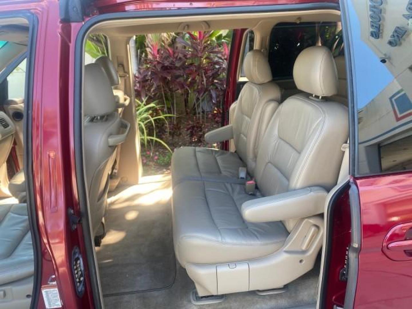 2004 Redrock Pearl /Ivory Honda Odyssey EX-L 1 OWNER FL LOW MILES 59,680 (5FNRL18994B) with an 3.5L SOHC MPFI 24-Valve VTEC V6 Engine engine, Automatic transmission, located at 4701 North Dixie Hwy, Pompano Beach, FL, 33064, (954) 422-2889, 26.240938, -80.123474 - OUR WEBPAGE FLORIDACARS1.COM HAS OVER 100 PHOTOS AND FREE CARFAX LINK 2004 HONDA ODYSSEY EX-L NO RECALLS VIN: 5FNRL18994B039314 5 F N R L 1 8 9 9 4 B 0 3 9 3 1 4 VAN 3.5L V6 F SOHC GASOLINE FRONT WHEEL DRIVE Alloy Wheels Quad Seats Fold-Away Third Row Rear Air Conditioning Leather Seats Third Row Se - Photo#14