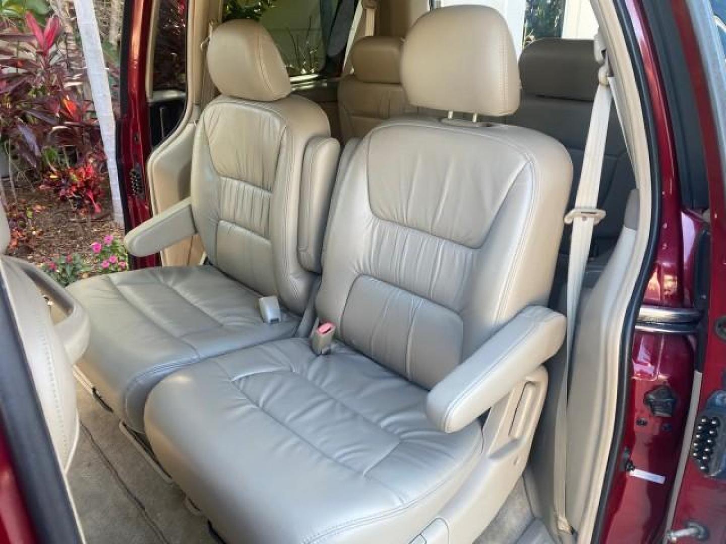 2004 Redrock Pearl /Ivory Honda Odyssey EX-L 1 OWNER FL LOW MILES 59,680 (5FNRL18994B) with an 3.5L SOHC MPFI 24-Valve VTEC V6 Engine engine, Automatic transmission, located at 4701 North Dixie Hwy, Pompano Beach, FL, 33064, (954) 422-2889, 26.240938, -80.123474 - OUR WEBPAGE FLORIDACARS1.COM HAS OVER 100 PHOTOS AND FREE CARFAX LINK 2004 HONDA ODYSSEY EX-L NO RECALLS VIN: 5FNRL18994B039314 5 F N R L 1 8 9 9 4 B 0 3 9 3 1 4 VAN 3.5L V6 F SOHC GASOLINE FRONT WHEEL DRIVE Alloy Wheels Quad Seats Fold-Away Third Row Rear Air Conditioning Leather Seats Third Row Se - Photo#57