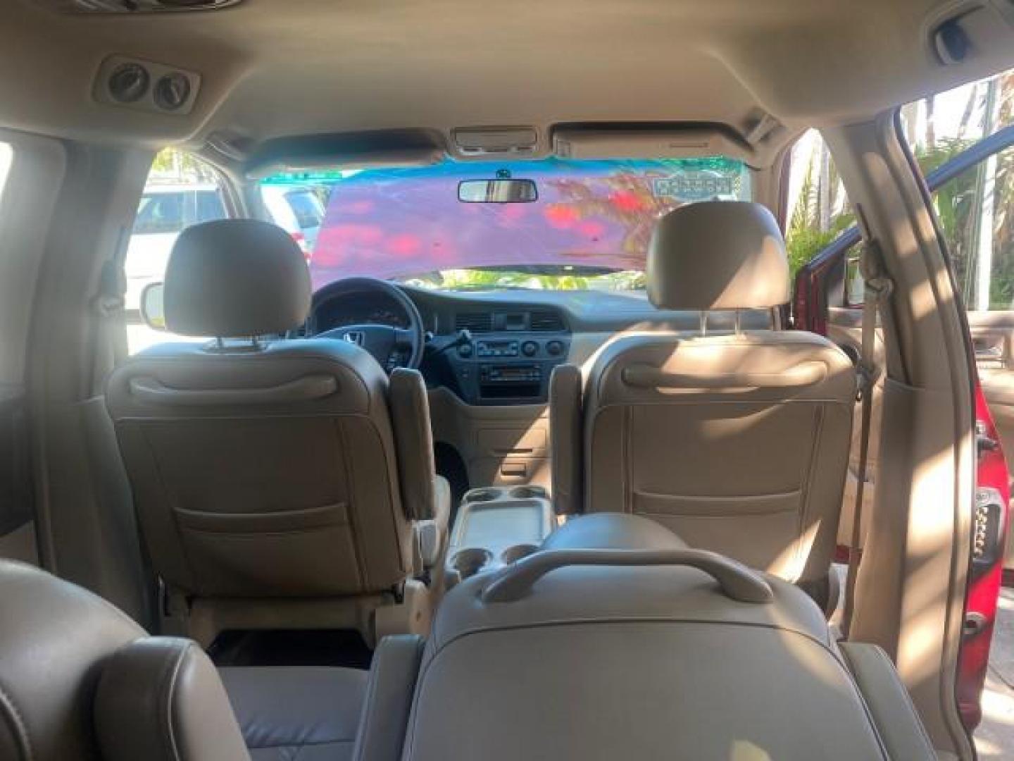 2004 Redrock Pearl /Ivory Honda Odyssey EX-L 1 OWNER FL LOW MILES 59,680 (5FNRL18994B) with an 3.5L SOHC MPFI 24-Valve VTEC V6 Engine engine, Automatic transmission, located at 4701 North Dixie Hwy, Pompano Beach, FL, 33064, (954) 422-2889, 26.240938, -80.123474 - OUR WEBPAGE FLORIDACARS1.COM HAS OVER 100 PHOTOS AND FREE CARFAX LINK 2004 HONDA ODYSSEY EX-L NO RECALLS VIN: 5FNRL18994B039314 5 F N R L 1 8 9 9 4 B 0 3 9 3 1 4 VAN 3.5L V6 F SOHC GASOLINE FRONT WHEEL DRIVE Alloy Wheels Quad Seats Fold-Away Third Row Rear Air Conditioning Leather Seats Third Row Se - Photo#88