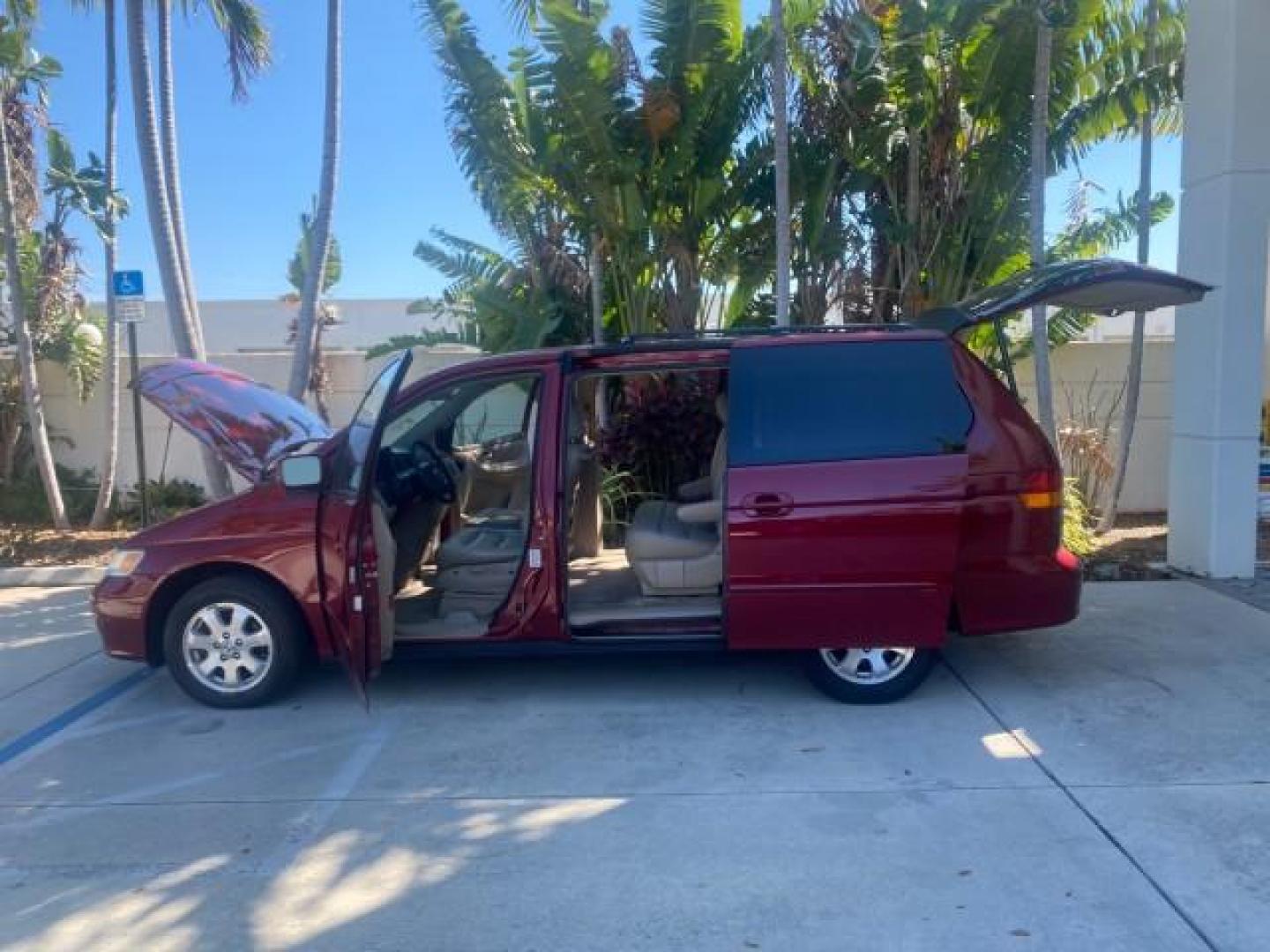 2004 Redrock Pearl /Ivory Honda Odyssey EX-L 1 OWNER FL LOW MILES 59,680 (5FNRL18994B) with an 3.5L SOHC MPFI 24-Valve VTEC V6 Engine engine, Automatic transmission, located at 4701 North Dixie Hwy, Pompano Beach, FL, 33064, (954) 422-2889, 26.240938, -80.123474 - OUR WEBPAGE FLORIDACARS1.COM HAS OVER 100 PHOTOS AND FREE CARFAX LINK 2004 HONDA ODYSSEY EX-L NO RECALLS VIN: 5FNRL18994B039314 5 F N R L 1 8 9 9 4 B 0 3 9 3 1 4 VAN 3.5L V6 F SOHC GASOLINE FRONT WHEEL DRIVE Alloy Wheels Quad Seats Fold-Away Third Row Rear Air Conditioning Leather Seats Third Row Se - Photo#8