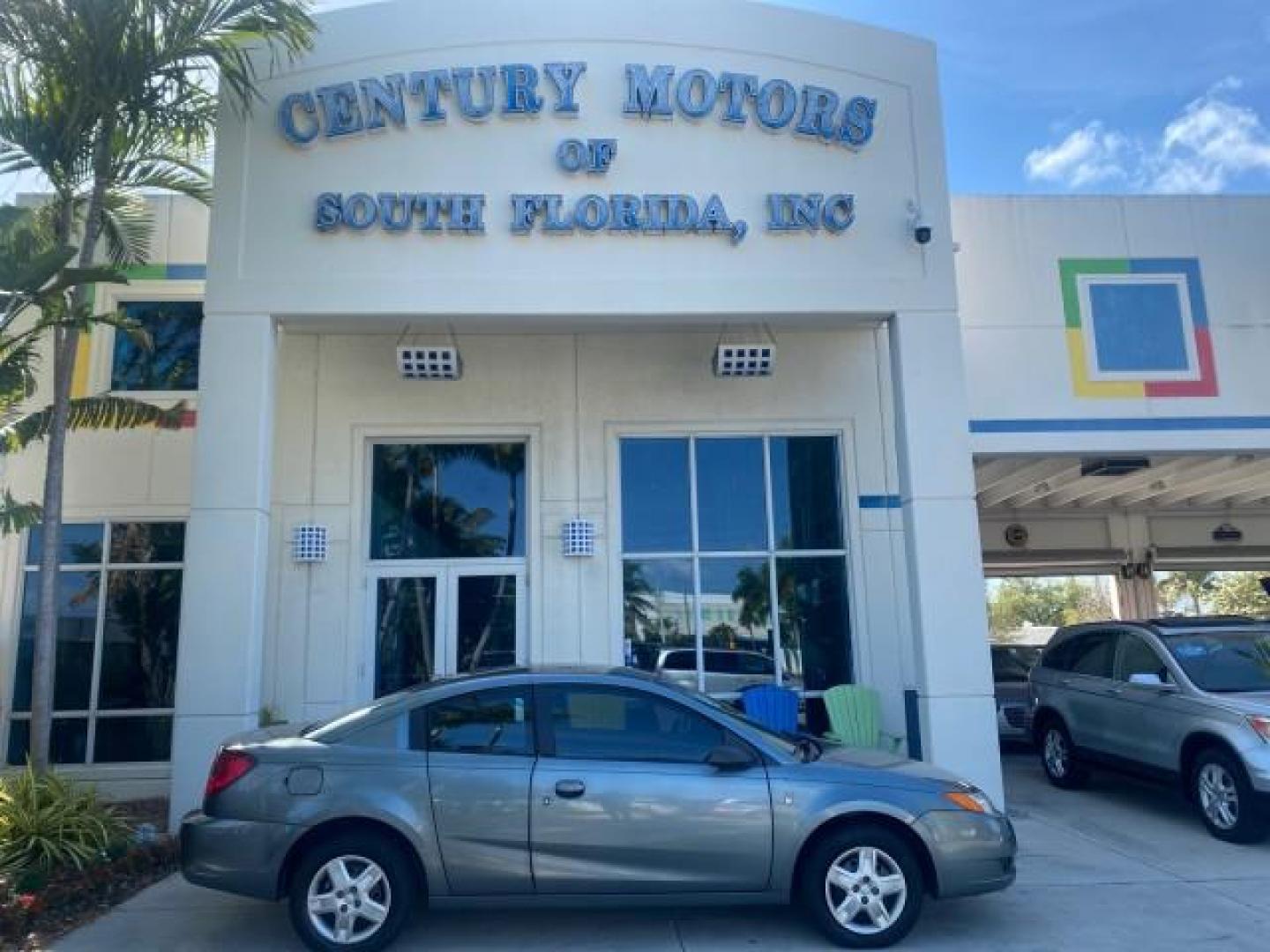 2007 Storm Gray /Black Saturn Ion 3 DR COUPE 1 OWNER FL LO MI 35,356 (1G8AN15F37Z) with an 2.2L DOHC MFI 16-Valve I4 Ecotec Engine engine, Automatic transmission, located at 4701 North Dixie Hwy, Pompano Beach, FL, 33064, (954) 422-2889, 26.240938, -80.123474 - OUR WEBPAGE FLORIDACARS1.COM HAS OVER 100 PHOTOS AND FREE CARFAX LINK VIN: 1G8AN15F37Z152136 1 G 8 A N 1 5 F 3 7 Z 1 5 2 1 3 6 COUPE 4 DR 2.2L I4 F GASOLINE 32 MPG FRONT WHEEL DRIVE Highlighted Features AM/FM Stereo Auxiliary Audio Input Power Locks Rear Defroster Air Conditioning CD Audio Power Mir - Photo#0