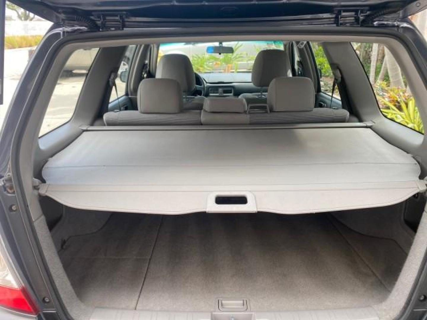 2008 Dark Gray Metallic /Graphite Gray Subaru Forester (Natl) X SW1 OWNER 39 SERVICES AWD (JF1SG63678H) with an 2.5L SOHC SMPI 16-Valve 4-Cyl Boxer Engine engine, Automatic transmission, located at 4701 North Dixie Hwy, Pompano Beach, FL, 33064, (954) 422-2889, 26.240938, -80.123474 - OUR WEBPAGE FLORIDACARS1.COM HAS OVER 100 PHOTOS AND FREE CARFAX LINK 2008 SUBARU FORESTER 2.5 X VIN: JF1SG63678H706067 J F 1 S G 6 3 6 7 8 H 7 0 6 0 6 7 4 DOOR WAGON/SPORT UTILITY 2.5L H4 F SOHC 16V GASOLINE 26 MPG ALL WHEEL DRIVE Highlighted Features ABS Brakes Automatic Transmission Power Locks R - Photo#72