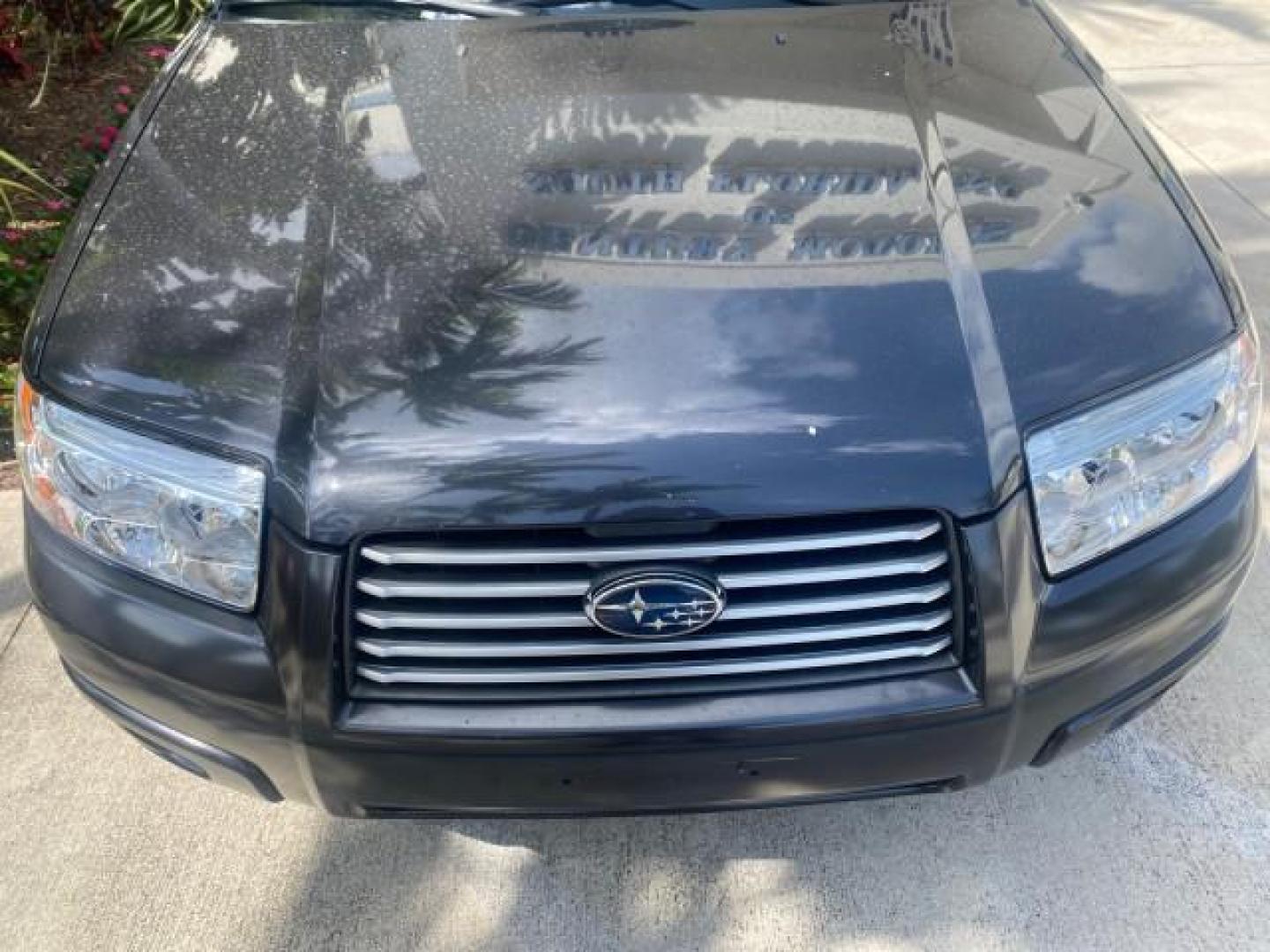 2008 Dark Gray Metallic /Graphite Gray Subaru Forester (Natl) X SW1 OWNER 39 SERVICES AWD (JF1SG63678H) with an 2.5L SOHC SMPI 16-Valve 4-Cyl Boxer Engine engine, Automatic transmission, located at 4701 North Dixie Hwy, Pompano Beach, FL, 33064, (954) 422-2889, 26.240938, -80.123474 - OUR WEBPAGE FLORIDACARS1.COM HAS OVER 100 PHOTOS AND FREE CARFAX LINK 2008 SUBARU FORESTER 2.5 X VIN: JF1SG63678H706067 J F 1 S G 6 3 6 7 8 H 7 0 6 0 6 7 4 DOOR WAGON/SPORT UTILITY 2.5L H4 F SOHC 16V GASOLINE 26 MPG ALL WHEEL DRIVE Highlighted Features ABS Brakes Automatic Transmission Power Locks R - Photo#97