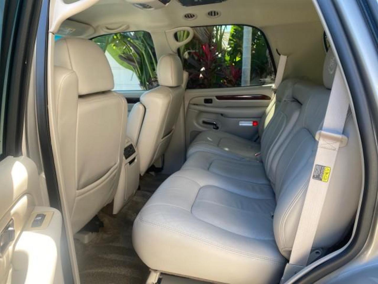 2002 Silver Sand /Shale Cadillac Escalade AWD I OWNER NO ACCIDENTS (1GYEK63N72R) with an 6.0L Vortec 1000 SFI V8 HO Engine engine, Automatic transmission, located at 4701 North Dixie Hwy, Pompano Beach, FL, 33064, (954) 422-2889, 26.240938, -80.123474 - OUR WEBPAGE FLORIDACARS1.COM HAS OVER 100 PHOTOS AND FREE CARFAX LINK 2002 CADILLAC ESCALADE VIN: 1GYEK63N72R215443 1 G Y E K 6 3 N 7 2 R 2 1 5 4 4 3 4 DOOR WAGON/SPORT UTILITY 6.0L V8 F GASOLINE ALL WHEEL DRIVE Top Features Alloy Wheels Running Boards Bed Liner Tow Hitch Cloth Seats Basic Features - Photo#14