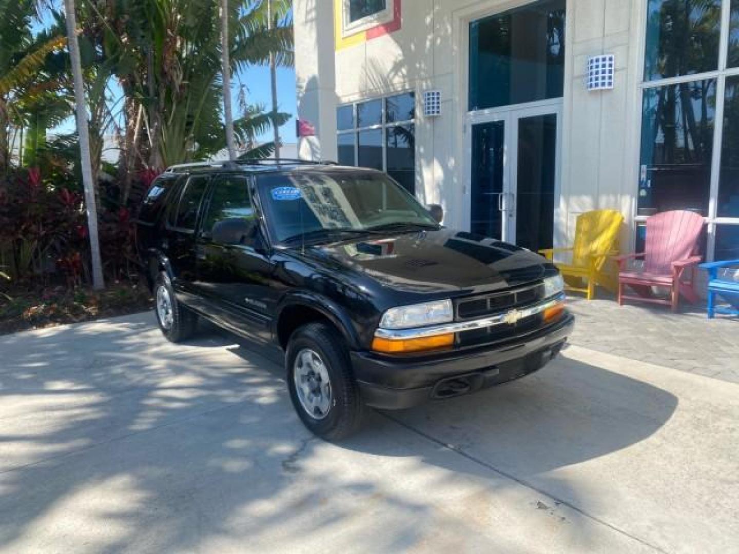 2002 Onyx Black /Medium Gray Chevrolet Blazer LS 4WD LOW MILES 35,402 (1GNDT13W62K) with an 4.3L Vortec 1000 SFI V6 Engine engine, Automatic transmission, located at 4701 North Dixie Hwy, Pompano Beach, FL, 33064, (954) 422-2889, 26.240938, -80.123474 - OUR WEBPAGE FLORIDACARS1.COM HAS OVER 100 PHOTOS AND FREE CARFAX LINK 2002 CHEVROLET BLAZER LS VIN: 1GNDT13W62K130832 1 G N D T 1 3 W 6 2 K 1 3 0 8 3 2 4 DOOR WAGON/SPORT UTILITY 4.3L V6 F OHV 12V GASOLINE REAR WHEEL DRIVE W/ 4X4 Top Features 4WD/AWD Cloth Seats Alloy Wheels Tow Hitch Basic Features - Photo#1