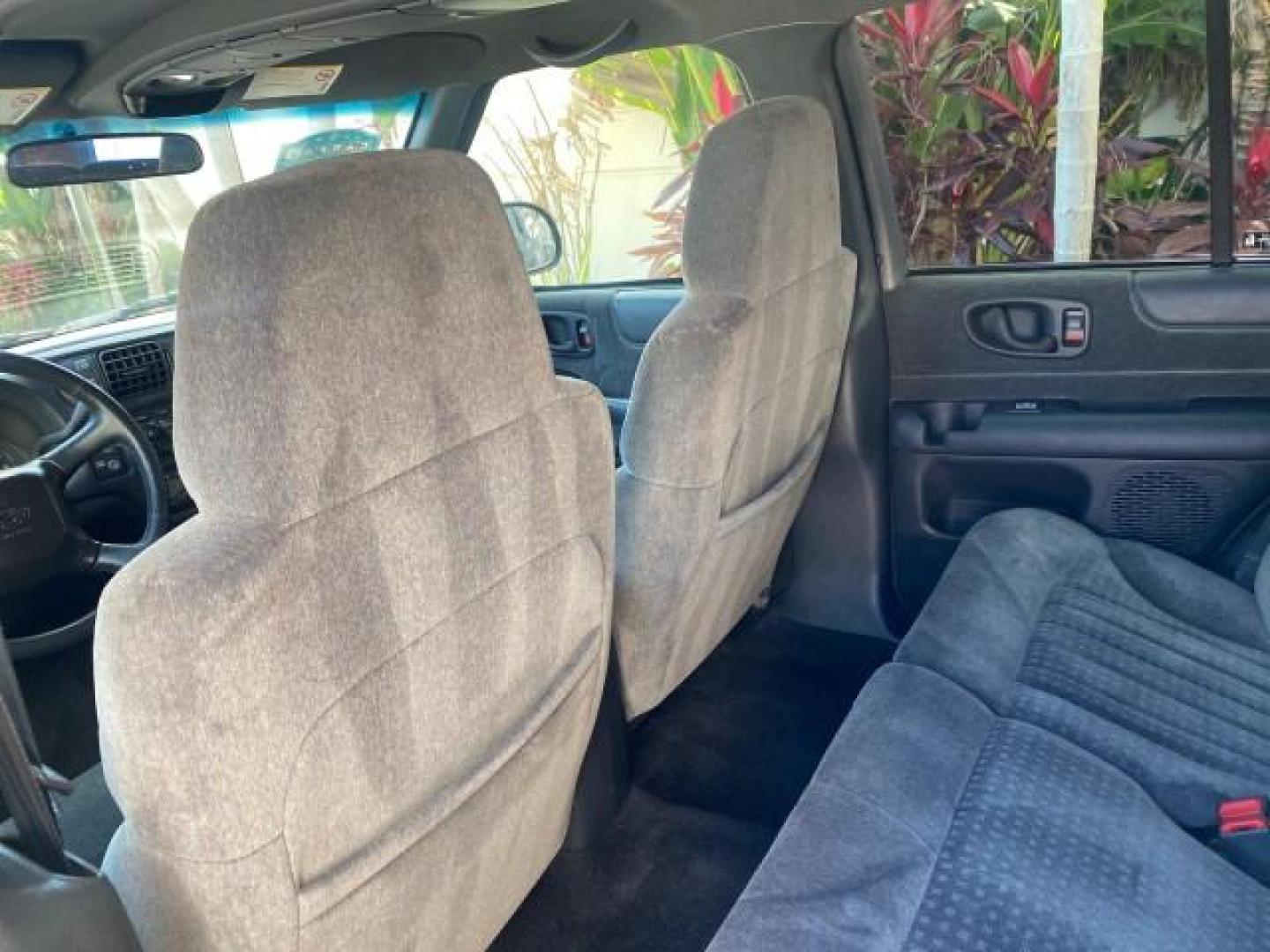 2002 Onyx Black /Medium Gray Chevrolet Blazer LS 4WD LOW MILES 35,402 (1GNDT13W62K) with an 4.3L Vortec 1000 SFI V6 Engine engine, Automatic transmission, located at 4701 North Dixie Hwy, Pompano Beach, FL, 33064, (954) 422-2889, 26.240938, -80.123474 - OUR WEBPAGE FLORIDACARS1.COM HAS OVER 100 PHOTOS AND FREE CARFAX LINK 2002 CHEVROLET BLAZER LS VIN: 1GNDT13W62K130832 1 G N D T 1 3 W 6 2 K 1 3 0 8 3 2 4 DOOR WAGON/SPORT UTILITY 4.3L V6 F OHV 12V GASOLINE REAR WHEEL DRIVE W/ 4X4 Top Features 4WD/AWD Cloth Seats Alloy Wheels Tow Hitch Basic Features - Photo#60