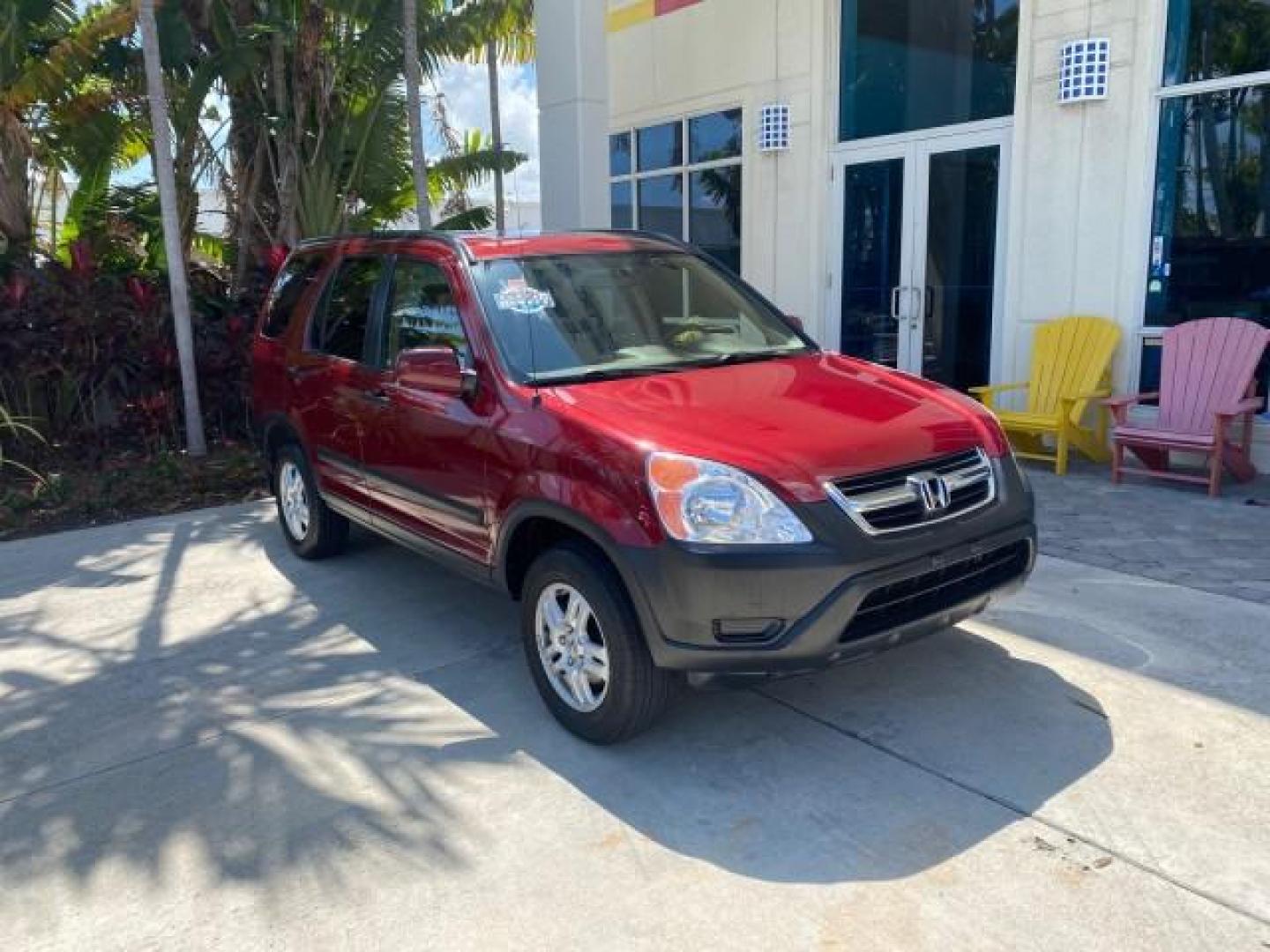 2004 Chianti Red Pearl /Saddle Honda CR-V EX AWD 1 OWNER LOW MILES 72,136 (JHLRD78804C) with an 2.4L DOHC PGM-FI 16-Valve i-VTEC I4 Engine engine, Automatic transmission, located at 4701 North Dixie Hwy, Pompano Beach, FL, 33064, (954) 422-2889, 26.240938, -80.123474 - OUR WEBPAGE FLORIDACARS1.COM HAS OVER 100 PHOTOS AND FREE CARFAX LINK 2004 HONDA CR-V EX VIN: JHLRD78804C043839 J H L R D 7 8 8 0 4 C 0 4 3 8 3 9 4 DOOR WAGON/SPORT UTILITY 2.4L I4 F DOHC GASOLINE ALL WHEEL DRIVE NO RECALLS Top Features 4WD/AWD Leatherette and Cloth Alloy Wheels Sunroof(s) Basic F - Photo#1