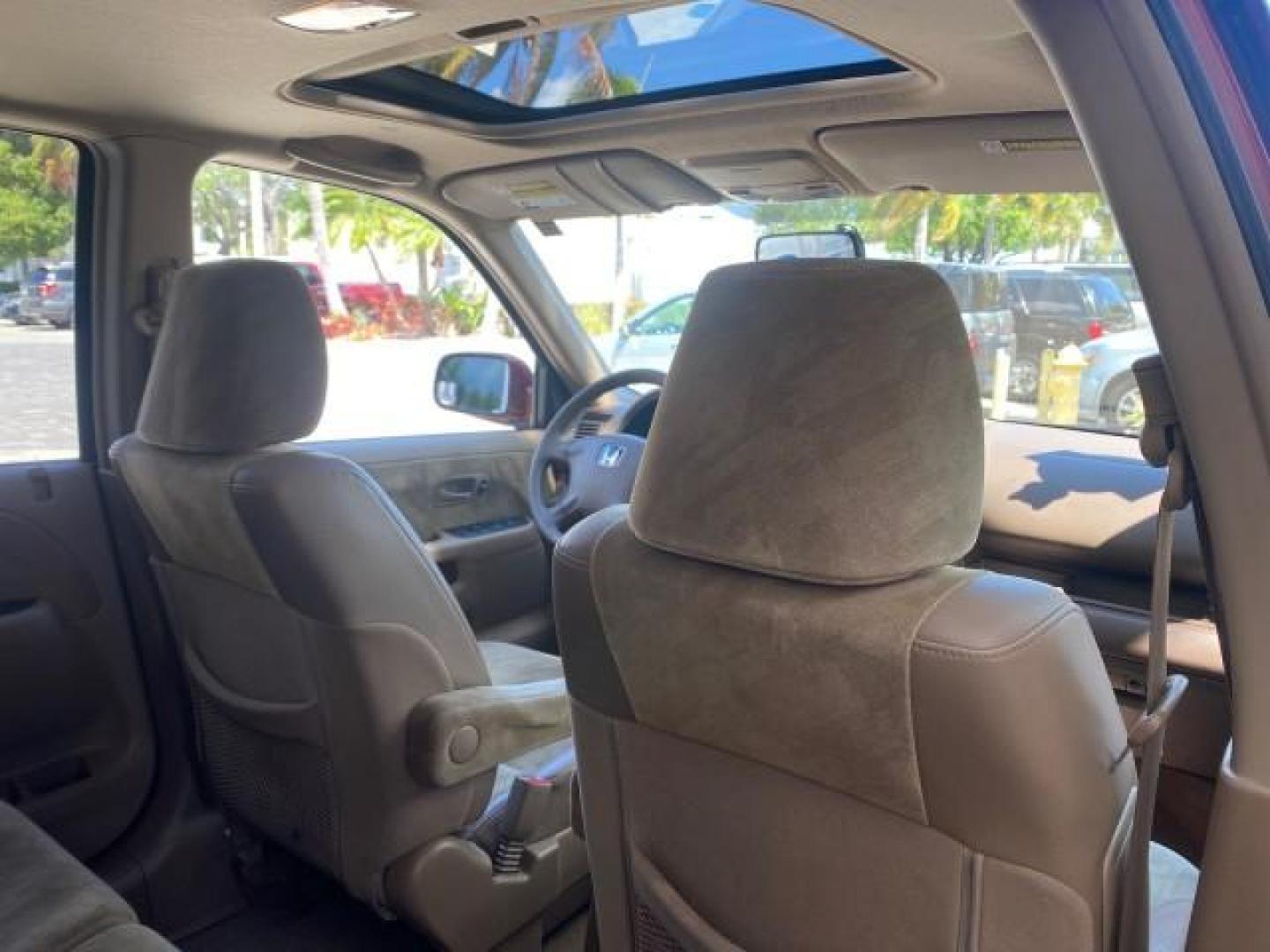 2004 Chianti Red Pearl /Saddle Honda CR-V EX AWD 1 OWNER LOW MILES 72,136 (JHLRD78804C) with an 2.4L DOHC PGM-FI 16-Valve i-VTEC I4 Engine engine, Automatic transmission, located at 4701 North Dixie Hwy, Pompano Beach, FL, 33064, (954) 422-2889, 26.240938, -80.123474 - OUR WEBPAGE FLORIDACARS1.COM HAS OVER 100 PHOTOS AND FREE CARFAX LINK 2004 HONDA CR-V EX VIN: JHLRD78804C043839 J H L R D 7 8 8 0 4 C 0 4 3 8 3 9 4 DOOR WAGON/SPORT UTILITY 2.4L I4 F DOHC GASOLINE ALL WHEEL DRIVE NO RECALLS Top Features 4WD/AWD Leatherette and Cloth Alloy Wheels Sunroof(s) Basic F - Photo#85