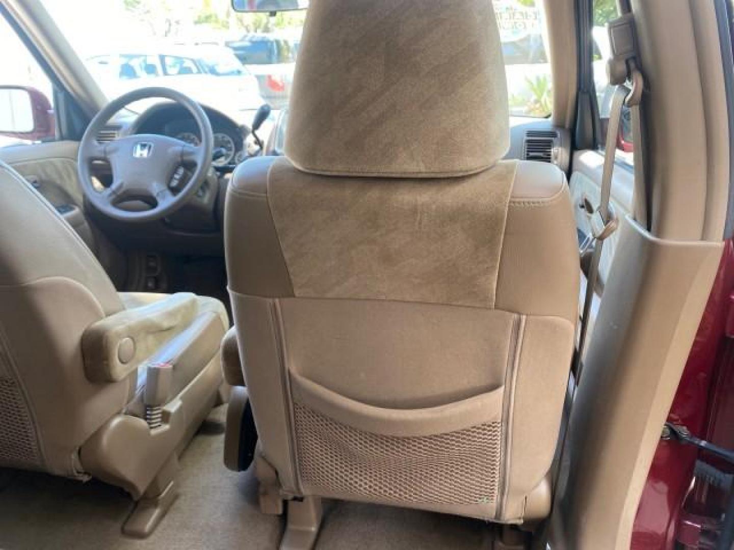 2004 Chianti Red Pearl /Saddle Honda CR-V EX AWD 1 OWNER LOW MILES 72,136 (JHLRD78804C) with an 2.4L DOHC PGM-FI 16-Valve i-VTEC I4 Engine engine, Automatic transmission, located at 4701 North Dixie Hwy, Pompano Beach, FL, 33064, (954) 422-2889, 26.240938, -80.123474 - OUR WEBPAGE FLORIDACARS1.COM HAS OVER 100 PHOTOS AND FREE CARFAX LINK 2004 HONDA CR-V EX VIN: JHLRD78804C043839 J H L R D 7 8 8 0 4 C 0 4 3 8 3 9 4 DOOR WAGON/SPORT UTILITY 2.4L I4 F DOHC GASOLINE ALL WHEEL DRIVE NO RECALLS Top Features 4WD/AWD Leatherette and Cloth Alloy Wheels Sunroof(s) Basic F - Photo#87