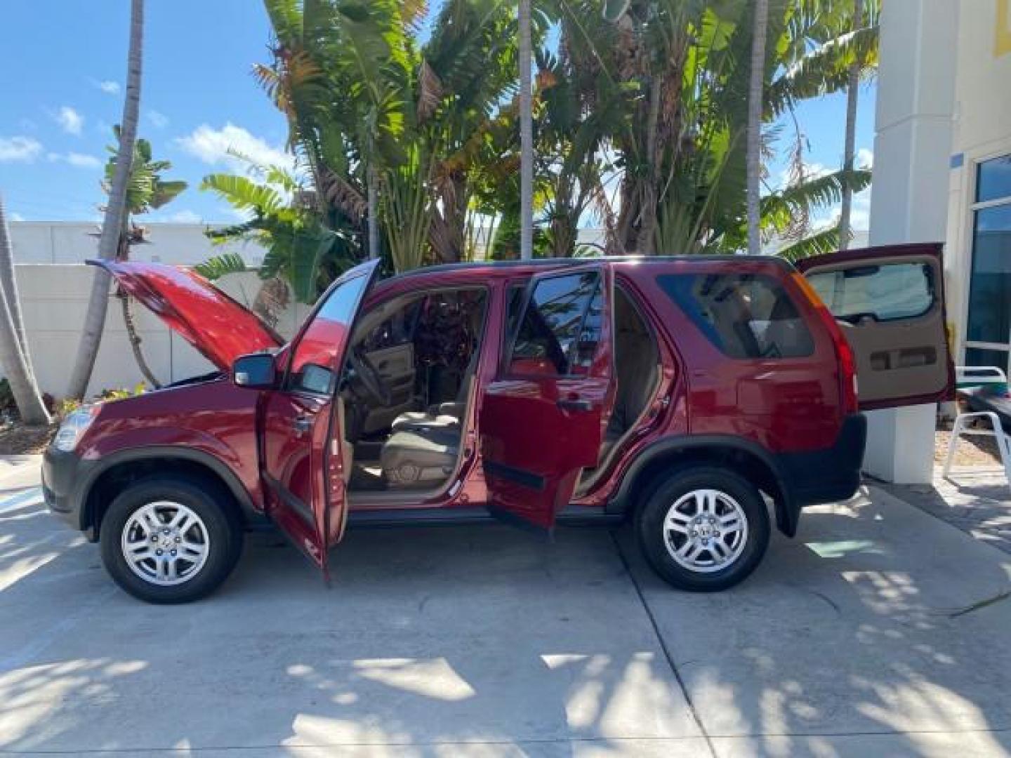 2004 Chianti Red Pearl /Saddle Honda CR-V EX AWD 1 OWNER LOW MILES 72,136 (JHLRD78804C) with an 2.4L DOHC PGM-FI 16-Valve i-VTEC I4 Engine engine, Automatic transmission, located at 4701 North Dixie Hwy, Pompano Beach, FL, 33064, (954) 422-2889, 26.240938, -80.123474 - OUR WEBPAGE FLORIDACARS1.COM HAS OVER 100 PHOTOS AND FREE CARFAX LINK 2004 HONDA CR-V EX VIN: JHLRD78804C043839 J H L R D 7 8 8 0 4 C 0 4 3 8 3 9 4 DOOR WAGON/SPORT UTILITY 2.4L I4 F DOHC GASOLINE ALL WHEEL DRIVE NO RECALLS Top Features 4WD/AWD Leatherette and Cloth Alloy Wheels Sunroof(s) Basic F - Photo#8