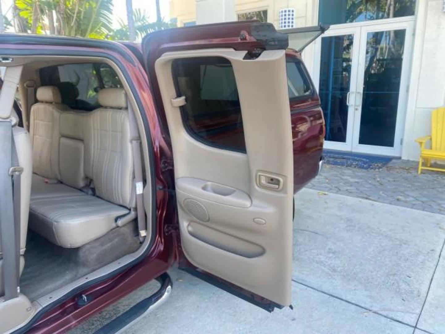 2003 Salsa Red Pearl /Gray Toyota Tundra SR5 LOW MILES 76,363 4.7 V8 (5TBRT34133S) with an 4.7L DOHC EFI 32-Valve V8 i-Force Engine engine, Automatic transmission, located at 4701 North Dixie Hwy, Pompano Beach, FL, 33064, (954) 422-2889, 26.240938, -80.123474 - OUR WEBPAGE FLORIDACARS1.COM HAS OVER 100 PHOTOS AND FREE CARFAX LINK 2003 TOYOTA TUNDRA SR5 CAMPER TOP WONT LAST IN STOCK VIN: 5TBRT34133S335959 5 T B R T 3 4 1 3 3 S 3 3 5 9 5 9 4 DOOR EXTENDED CAB PICKUP 4.7L V8 F DOHC 32V THE BEST GASOLINE REAR WHEEL DRIVE TOW PKG Top Features Alloy Wheels Leath - Photo#13