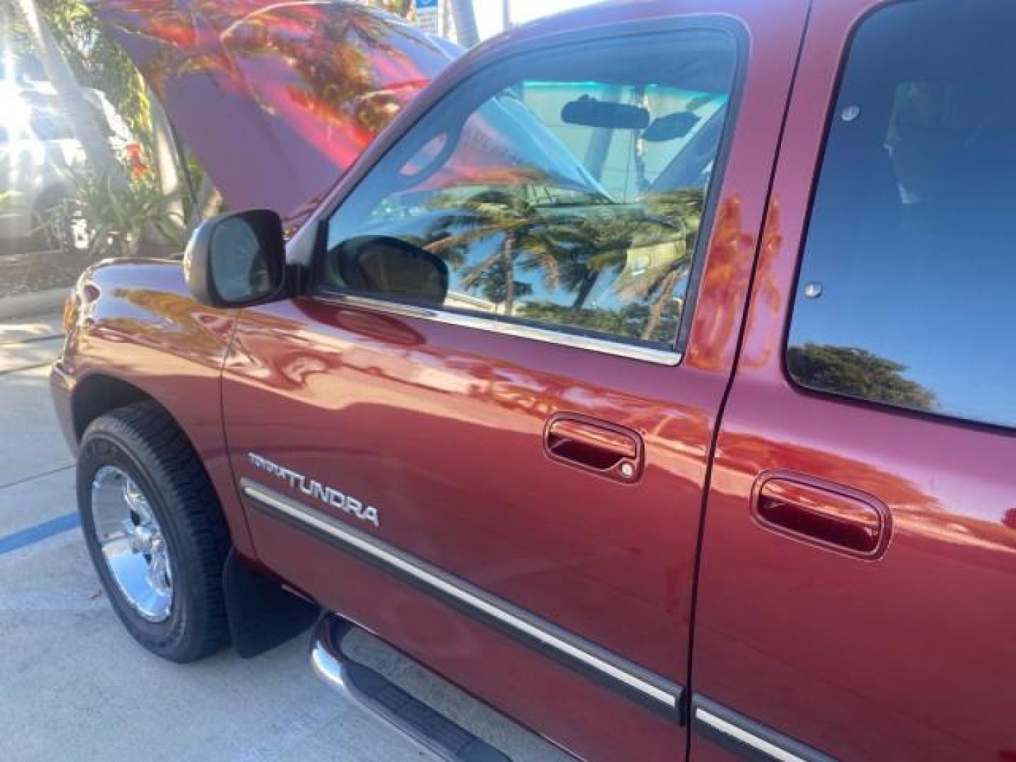 2003 Salsa Red Pearl /Gray Toyota Tundra SR5 LOW MILES 76,363 4.7 V8 (5TBRT34133S) with an 4.7L DOHC EFI 32-Valve V8 i-Force Engine engine, Automatic transmission, located at 4701 North Dixie Hwy, Pompano Beach, FL, 33064, (954) 422-2889, 26.240938, -80.123474 - OUR WEBPAGE FLORIDACARS1.COM HAS OVER 100 PHOTOS AND FREE CARFAX LINK 2003 TOYOTA TUNDRA SR5 CAMPER TOP WONT LAST IN STOCK VIN: 5TBRT34133S335959 5 T B R T 3 4 1 3 3 S 3 3 5 9 5 9 4 DOOR EXTENDED CAB PICKUP 4.7L V8 F DOHC 32V THE BEST GASOLINE REAR WHEEL DRIVE TOW PKG Top Features Alloy Wheels Leath - Photo#26
