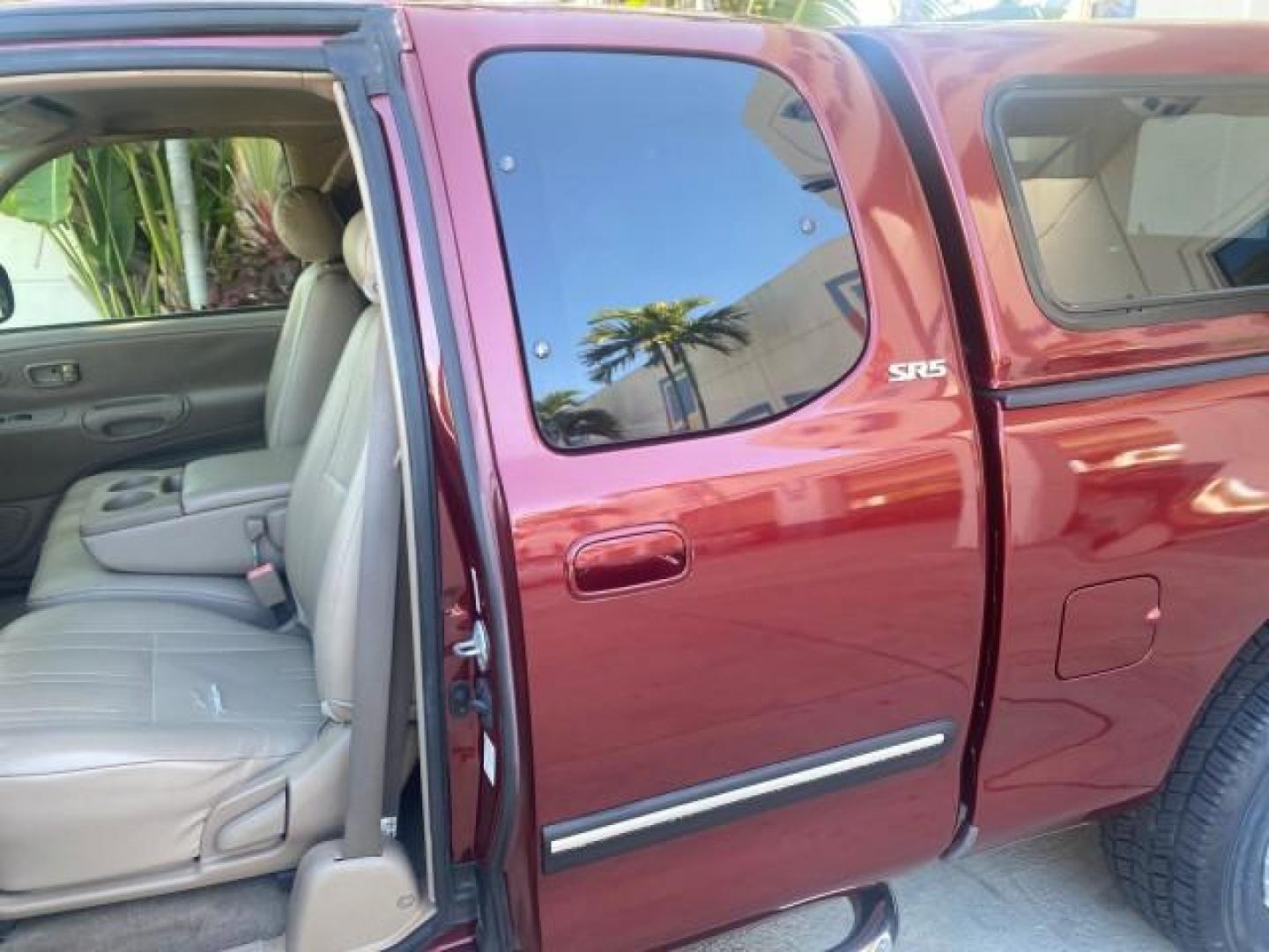 2003 Salsa Red Pearl /Gray Toyota Tundra SR5 LOW MILES 76,363 4.7 V8 (5TBRT34133S) with an 4.7L DOHC EFI 32-Valve V8 i-Force Engine engine, Automatic transmission, located at 4701 North Dixie Hwy, Pompano Beach, FL, 33064, (954) 422-2889, 26.240938, -80.123474 - OUR WEBPAGE FLORIDACARS1.COM HAS OVER 100 PHOTOS AND FREE CARFAX LINK 2003 TOYOTA TUNDRA SR5 CAMPER TOP WONT LAST IN STOCK VIN: 5TBRT34133S335959 5 T B R T 3 4 1 3 3 S 3 3 5 9 5 9 4 DOOR EXTENDED CAB PICKUP 4.7L V8 F DOHC 32V THE BEST GASOLINE REAR WHEEL DRIVE TOW PKG Top Features Alloy Wheels Leath - Photo#50