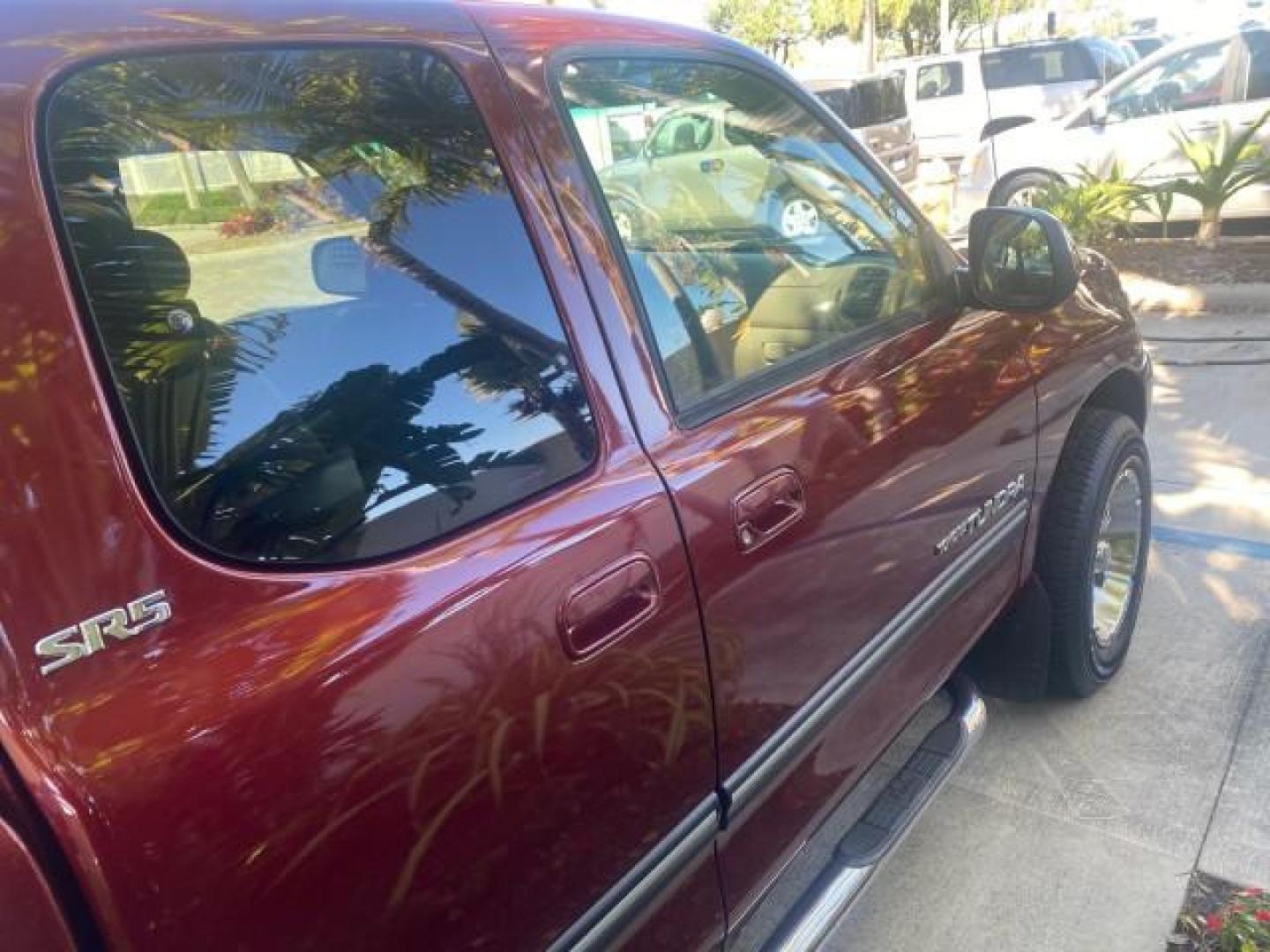 2003 Salsa Red Pearl /Gray Toyota Tundra SR5 LOW MILES 76,363 4.7 V8 (5TBRT34133S) with an 4.7L DOHC EFI 32-Valve V8 i-Force Engine engine, Automatic transmission, located at 4701 North Dixie Hwy, Pompano Beach, FL, 33064, (954) 422-2889, 26.240938, -80.123474 - OUR WEBPAGE FLORIDACARS1.COM HAS OVER 100 PHOTOS AND FREE CARFAX LINK 2003 TOYOTA TUNDRA SR5 CAMPER TOP WONT LAST IN STOCK VIN: 5TBRT34133S335959 5 T B R T 3 4 1 3 3 S 3 3 5 9 5 9 4 DOOR EXTENDED CAB PICKUP 4.7L V8 F DOHC 32V THE BEST GASOLINE REAR WHEEL DRIVE TOW PKG Top Features Alloy Wheels Leath - Photo#84