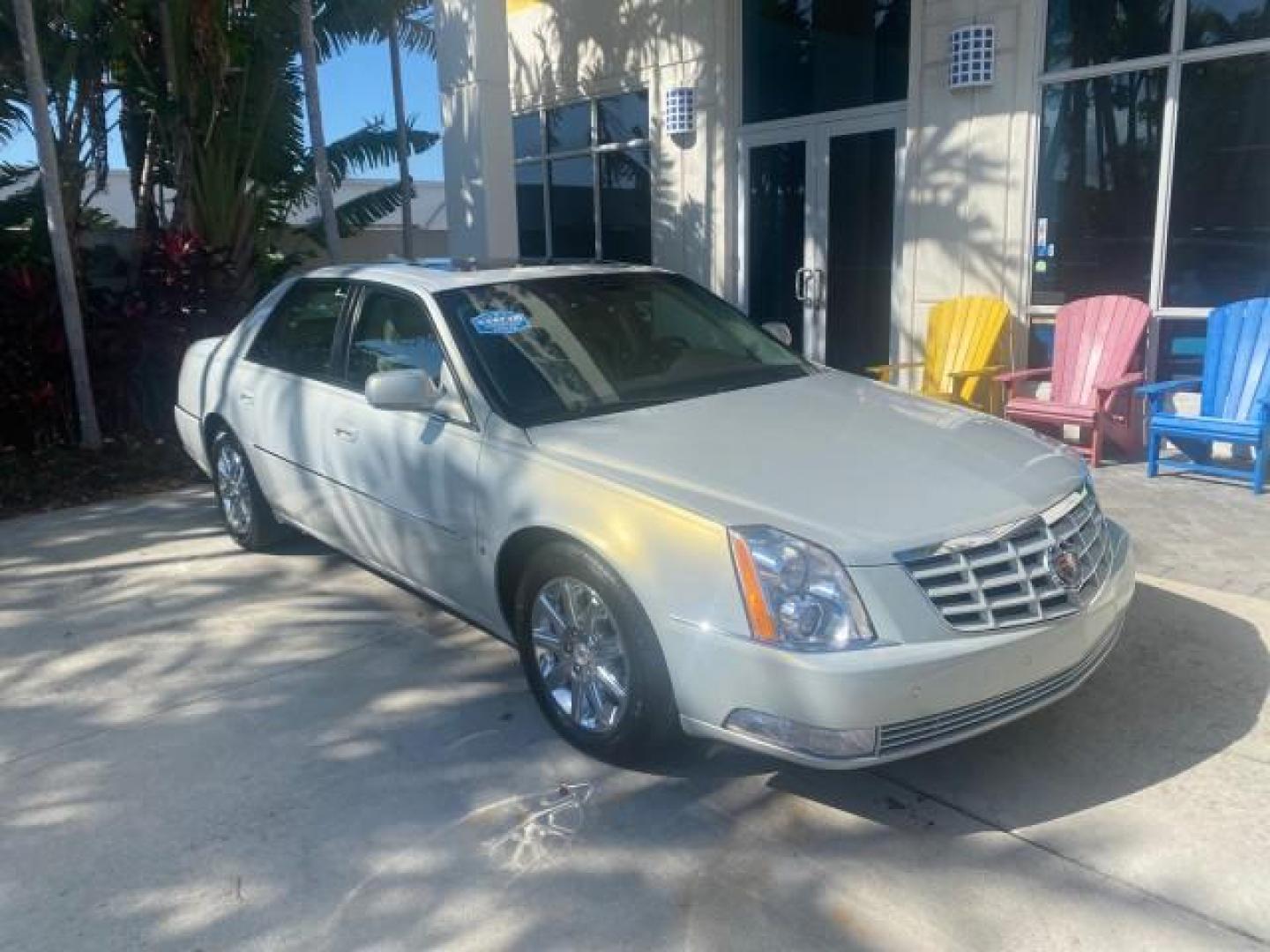 2010 Ocean Pearl Tricoat /Shale/Cocoa Cadillac DTS LOW MILES 39,495 NAV SUNROOF (1G6KH5EY7AU) with an Northstar 4.6L DOHC V8 Engine engine, Automatic transmission, located at 4701 North Dixie Hwy, Pompano Beach, FL, 33064, (954) 422-2889, 26.240938, -80.123474 - OUR WEBPAGE FLORIDACARS1.COM HAS OVER 100 PHOTOS AND FREE CARFAX LINK 2010 CADILLAC DTS PREMIUM COLLECTION $ 56,425 NEW VIN: 1G6KH5EY7AU102292 1 G 6 K H 5 E Y 7 A U 1 0 2 2 9 2 SEDAN 4 DR 4.6L V8 F DOHC 32V GASOLINE FRONT WHEEL DRIVE Top Features A/C Seat(s) Navigation System Alloy Wheels Parking Se - Photo#1
