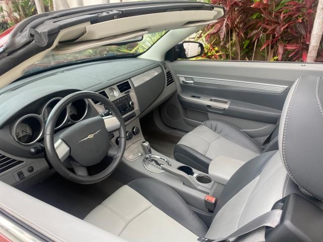 2008 Inferno Red Crystal /Dark/Light Slate Gray Chrysler Sebring FLORIDA 41 SERVICES CONVERTIBLE (1C3LC55R48N) with an 2.7L V6 Cylinder Engine engine, Automatic transmission, located at 4701 North Dixie Hwy, Pompano Beach, FL, 33064, (954) 422-2889, 26.240938, -80.123474 - OUR WEBPAGE FLORIDACARS1.COM HAS OVER 100 PHOTOS AND FREE CARFAX LINK 2008 CHRYSLER SEBRING TOURING VIN: 1C3LC55R48N657900 1 C 3 L C 5 5 R 4 8 N 6 5 7 9 0 0 CONVERTIBLE 2.7L V6 F DOHC 24V GASOLINE FRONT WHEEL DRIVE Top Features Alloy Wheels Satellite Radio Ready 2 Tone Leather Seats Soft Top Front S - Photo#30