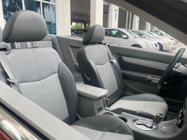 2008 Inferno Red Crystal /Dark/Light Slate Gray Chrysler Sebring FLORIDA 41 SERVICES CONVERTIBLE (1C3LC55R48N) with an 2.7L V6 Cylinder Engine engine, Automatic transmission, located at 4701 North Dixie Hwy, Pompano Beach, FL, 33064, (954) 422-2889, 26.240938, -80.123474 - OUR WEBPAGE FLORIDACARS1.COM HAS OVER 100 PHOTOS AND FREE CARFAX LINK 2008 CHRYSLER SEBRING TOURING VIN: 1C3LC55R48N657900 1 C 3 L C 5 5 R 4 8 N 6 5 7 9 0 0 CONVERTIBLE 2.7L V6 F DOHC 24V GASOLINE FRONT WHEEL DRIVE Top Features Alloy Wheels Satellite Radio Ready 2 Tone Leather Seats Soft Top Front S - Photo#32