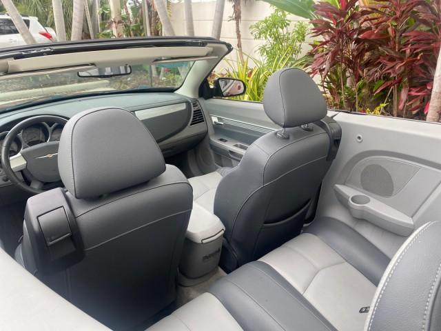 2008 Inferno Red Crystal /Dark/Light Slate Gray Chrysler Sebring FLORIDA 41 SERVICES CONVERTIBLE (1C3LC55R48N) with an 2.7L V6 Cylinder Engine engine, Automatic transmission, located at 4701 North Dixie Hwy, Pompano Beach, FL, 33064, (954) 422-2889, 26.240938, -80.123474 - OUR WEBPAGE FLORIDACARS1.COM HAS OVER 100 PHOTOS AND FREE CARFAX LINK 2008 CHRYSLER SEBRING TOURING VIN: 1C3LC55R48N657900 1 C 3 L C 5 5 R 4 8 N 6 5 7 9 0 0 CONVERTIBLE 2.7L V6 F DOHC 24V GASOLINE FRONT WHEEL DRIVE Top Features Alloy Wheels Satellite Radio Ready 2 Tone Leather Seats Soft Top Front S - Photo#33