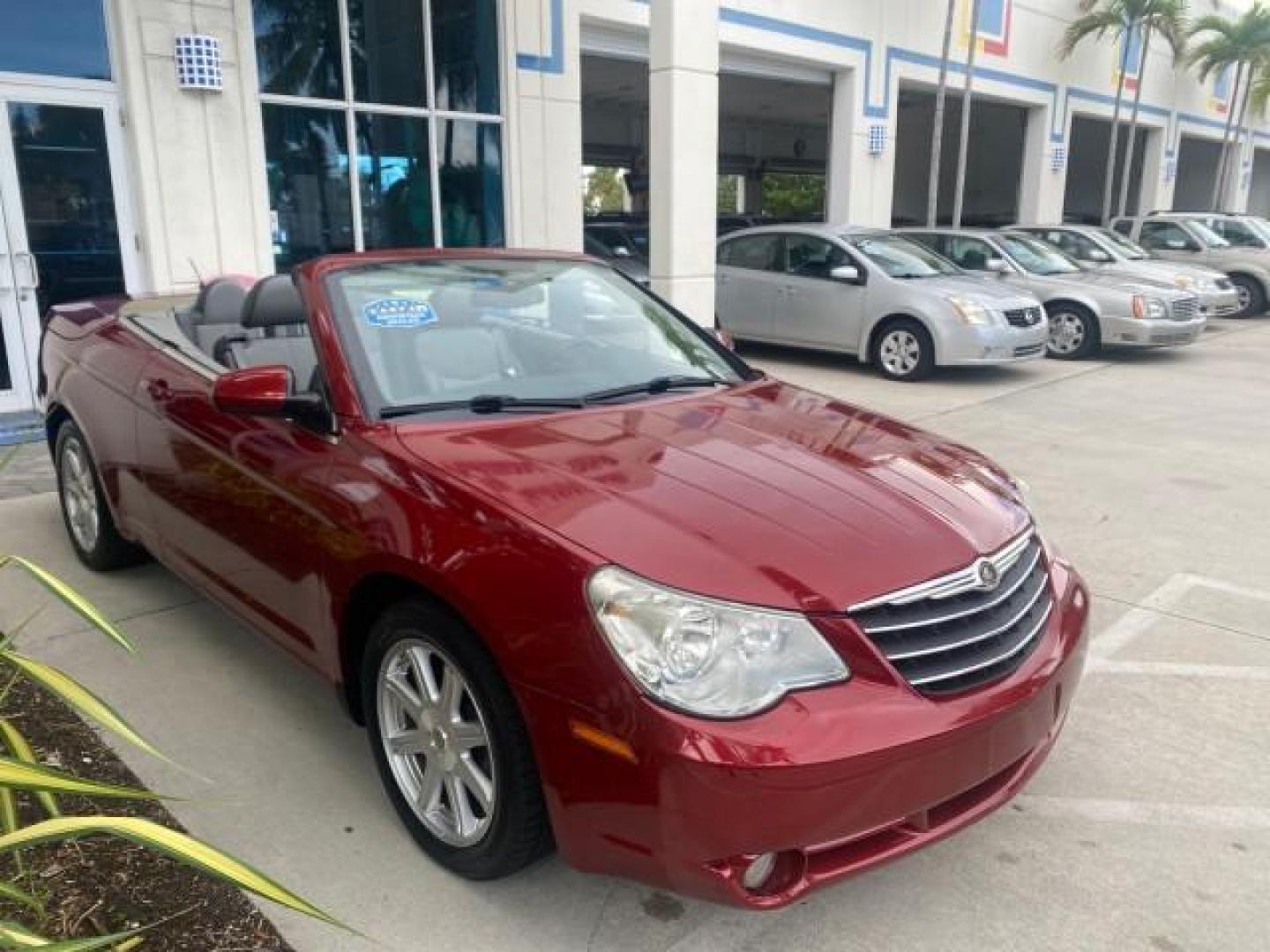 2008 Inferno Red Crystal /Dark/Light Slate Gray Chrysler Sebring FLORIDA 41 SERVICES CONVERTIBLE (1C3LC55R48N) with an 2.7L V6 Cylinder Engine engine, Automatic transmission, located at 4701 North Dixie Hwy, Pompano Beach, FL, 33064, (954) 422-2889, 26.240938, -80.123474 - OUR WEBPAGE FLORIDACARS1.COM HAS OVER 100 PHOTOS AND FREE CARFAX LINK 2008 CHRYSLER SEBRING TOURING VIN: 1C3LC55R48N657900 1 C 3 L C 5 5 R 4 8 N 6 5 7 9 0 0 CONVERTIBLE 2.7L V6 F DOHC 24V GASOLINE FRONT WHEEL DRIVE Top Features Alloy Wheels Satellite Radio Ready 2 Tone Leather Seats Soft Top Front S - Photo#34