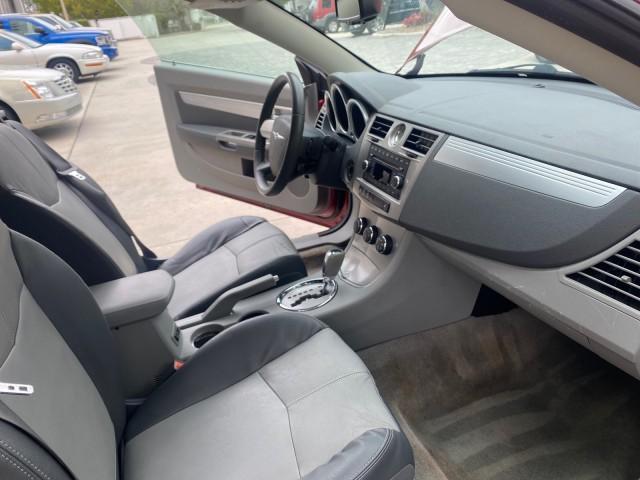 2008 Inferno Red Crystal /Dark/Light Slate Gray Chrysler Sebring FLORIDA 41 SERVICES CONVERTIBLE (1C3LC55R48N) with an 2.7L V6 Cylinder Engine engine, Automatic transmission, located at 4701 North Dixie Hwy, Pompano Beach, FL, 33064, (954) 422-2889, 26.240938, -80.123474 - OUR WEBPAGE FLORIDACARS1.COM HAS OVER 100 PHOTOS AND FREE CARFAX LINK 2008 CHRYSLER SEBRING TOURING VIN: 1C3LC55R48N657900 1 C 3 L C 5 5 R 4 8 N 6 5 7 9 0 0 CONVERTIBLE 2.7L V6 F DOHC 24V GASOLINE FRONT WHEEL DRIVE Top Features Alloy Wheels Satellite Radio Ready 2 Tone Leather Seats Soft Top Front S - Photo#12