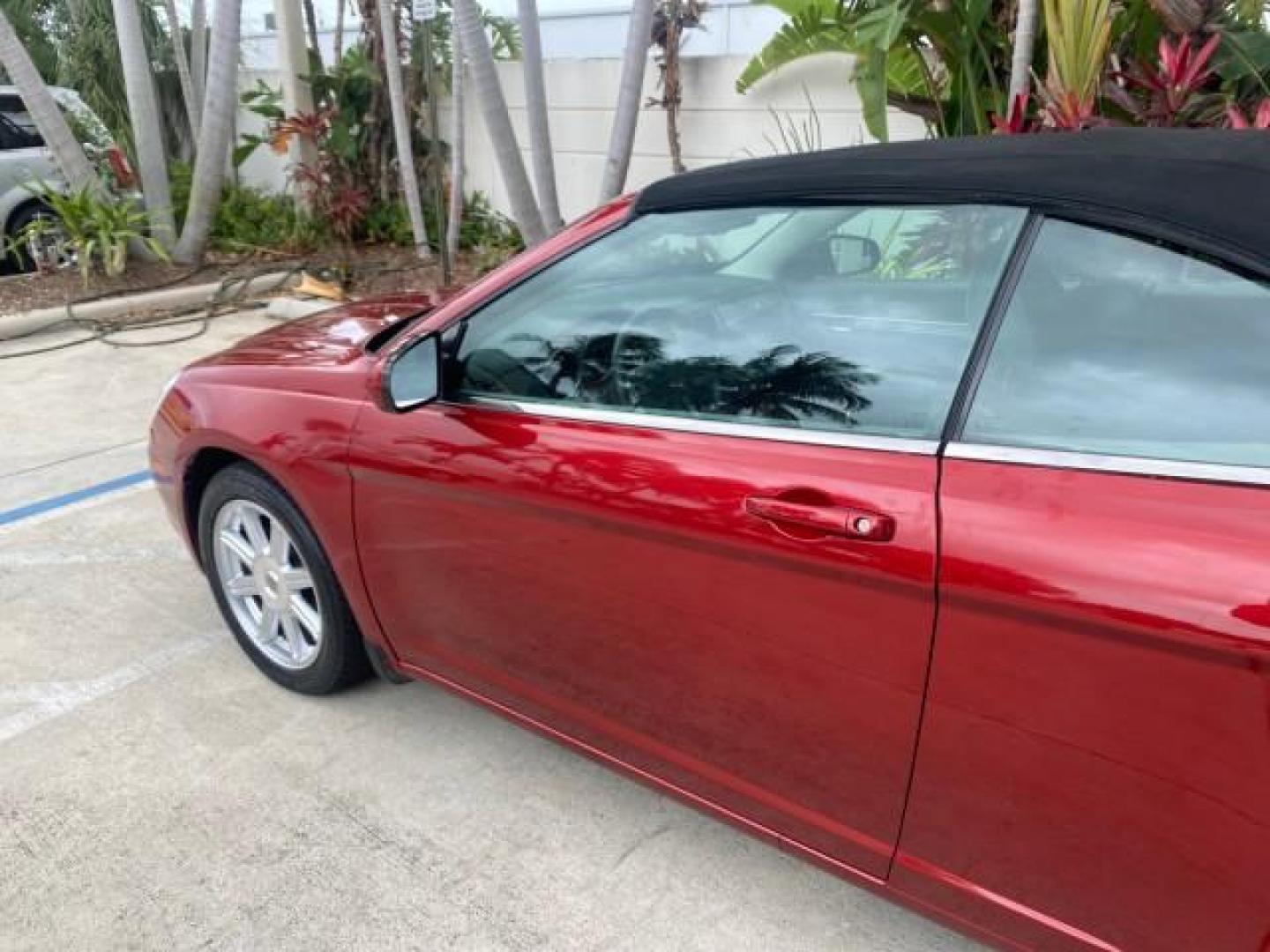 2008 Inferno Red Crystal /Dark/Light Slate Gray Chrysler Sebring FLORIDA 41 SERVICES CONVERTIBLE (1C3LC55R48N) with an 2.7L V6 Cylinder Engine engine, Automatic transmission, located at 4701 North Dixie Hwy, Pompano Beach, FL, 33064, (954) 422-2889, 26.240938, -80.123474 - OUR WEBPAGE FLORIDACARS1.COM HAS OVER 100 PHOTOS AND FREE CARFAX LINK 2008 CHRYSLER SEBRING TOURING VIN: 1C3LC55R48N657900 1 C 3 L C 5 5 R 4 8 N 6 5 7 9 0 0 CONVERTIBLE 2.7L V6 F DOHC 24V GASOLINE FRONT WHEEL DRIVE Top Features Alloy Wheels Satellite Radio Ready 2 Tone Leather Seats Soft Top Front S - Photo#26