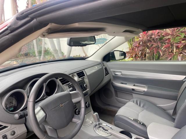 2008 Inferno Red Crystal /Dark/Light Slate Gray Chrysler Sebring FLORIDA 41 SERVICES CONVERTIBLE (1C3LC55R48N) with an 2.7L V6 Cylinder Engine engine, Automatic transmission, located at 4701 North Dixie Hwy, Pompano Beach, FL, 33064, (954) 422-2889, 26.240938, -80.123474 - OUR WEBPAGE FLORIDACARS1.COM HAS OVER 100 PHOTOS AND FREE CARFAX LINK 2008 CHRYSLER SEBRING TOURING VIN: 1C3LC55R48N657900 1 C 3 L C 5 5 R 4 8 N 6 5 7 9 0 0 CONVERTIBLE 2.7L V6 F DOHC 24V GASOLINE FRONT WHEEL DRIVE Top Features Alloy Wheels Satellite Radio Ready 2 Tone Leather Seats Soft Top Front S - Photo#42