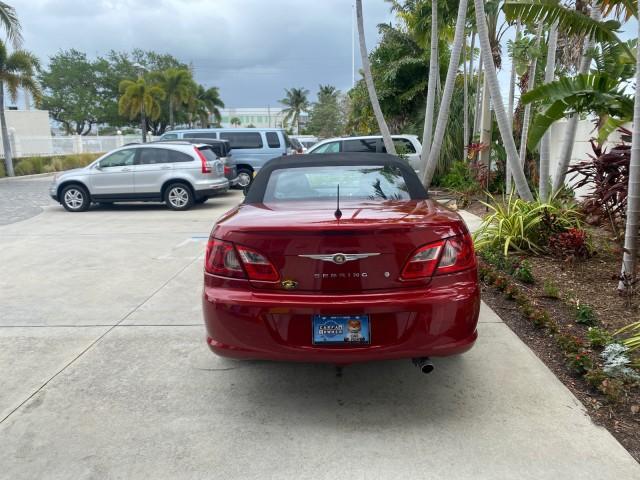 2008 Inferno Red Crystal /Dark/Light Slate Gray Chrysler Sebring FLORIDA 41 SERVICES CONVERTIBLE (1C3LC55R48N) with an 2.7L V6 Cylinder Engine engine, Automatic transmission, located at 4701 North Dixie Hwy, Pompano Beach, FL, 33064, (954) 422-2889, 26.240938, -80.123474 - OUR WEBPAGE FLORIDACARS1.COM HAS OVER 100 PHOTOS AND FREE CARFAX LINK 2008 CHRYSLER SEBRING TOURING VIN: 1C3LC55R48N657900 1 C 3 L C 5 5 R 4 8 N 6 5 7 9 0 0 CONVERTIBLE 2.7L V6 F DOHC 24V GASOLINE FRONT WHEEL DRIVE Top Features Alloy Wheels Satellite Radio Ready 2 Tone Leather Seats Soft Top Front S - Photo#6