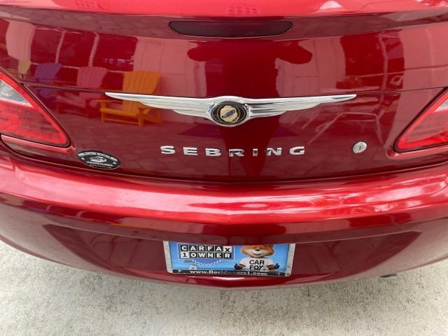2008 Inferno Red Crystal /Dark/Light Slate Gray Chrysler Sebring FLORIDA 41 SERVICES CONVERTIBLE (1C3LC55R48N) with an 2.7L V6 Cylinder Engine engine, Automatic transmission, located at 4701 North Dixie Hwy, Pompano Beach, FL, 33064, (954) 422-2889, 26.240938, -80.123474 - OUR WEBPAGE FLORIDACARS1.COM HAS OVER 100 PHOTOS AND FREE CARFAX LINK 2008 CHRYSLER SEBRING TOURING VIN: 1C3LC55R48N657900 1 C 3 L C 5 5 R 4 8 N 6 5 7 9 0 0 CONVERTIBLE 2.7L V6 F DOHC 24V GASOLINE FRONT WHEEL DRIVE Top Features Alloy Wheels Satellite Radio Ready 2 Tone Leather Seats Soft Top Front S - Photo#84