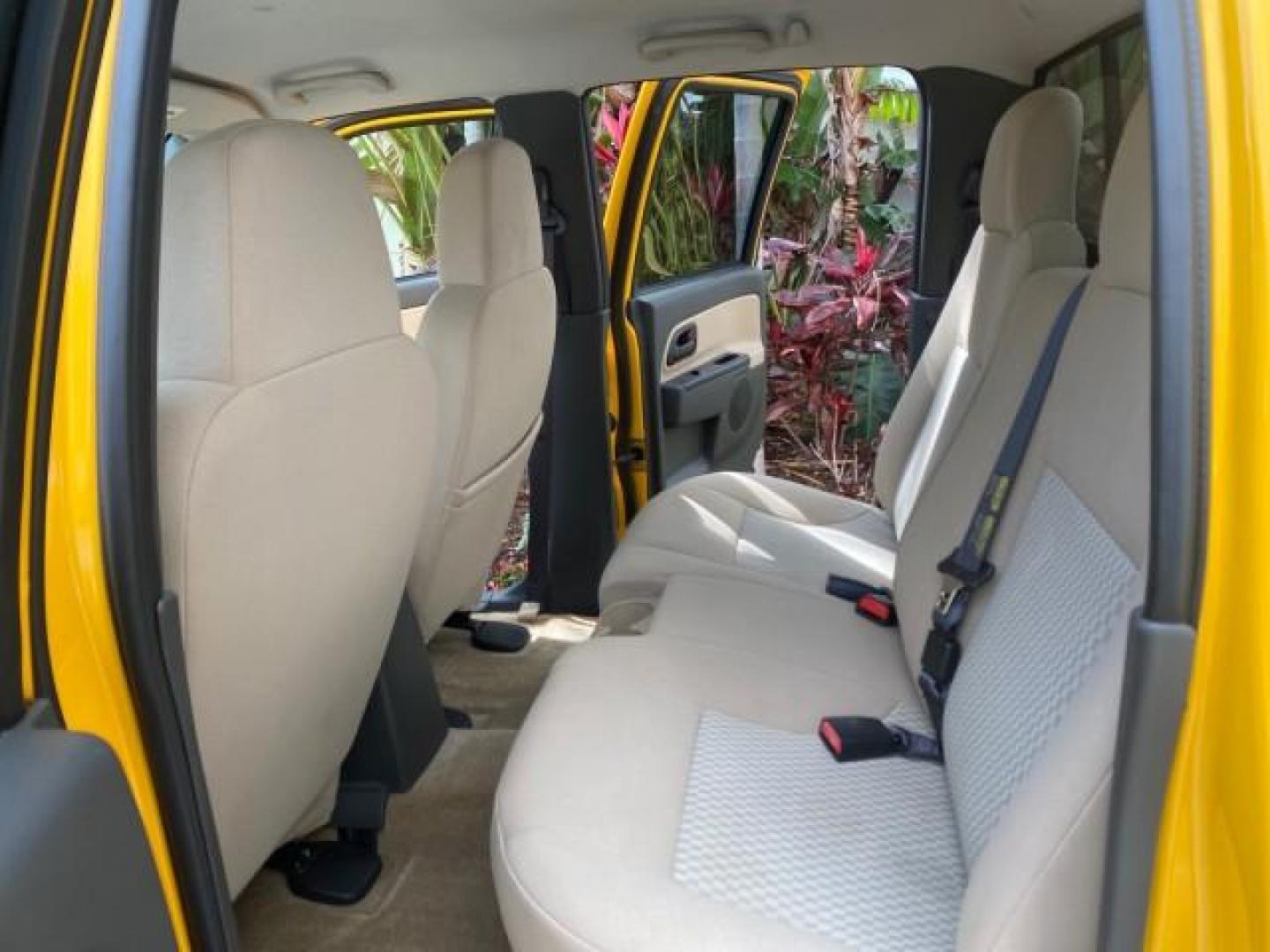 2006 Yellow /Light Cashmere Chevrolet Colorado LT FLORIDA LOW MILES 76.163 (1GCDS136768) with an 3.5L DOHC 5-Cyl MFI Engine engine, Automatic transmission, located at 4701 North Dixie Hwy, Pompano Beach, FL, 33064, (954) 422-2889, 26.240938, -80.123474 - OUR WEBPAGE FLORIDACARS1.COM HAS OVER 100 PHOTOS AND FREE CARFAX LINK 2006 CHEVROLET COLORADO LT Z71 VIN: 1GCDS136768220473 1 G C D S 1 3 6 7 6 8 2 2 0 4 7 3 CREW PICKUP 3.5L I5 F GASOLINE REAR WHEEL DRIVE Top Features Alloy Wheels Comfort Package Cloth Seats Convenience Package Basic Features ABS B - Photo#14