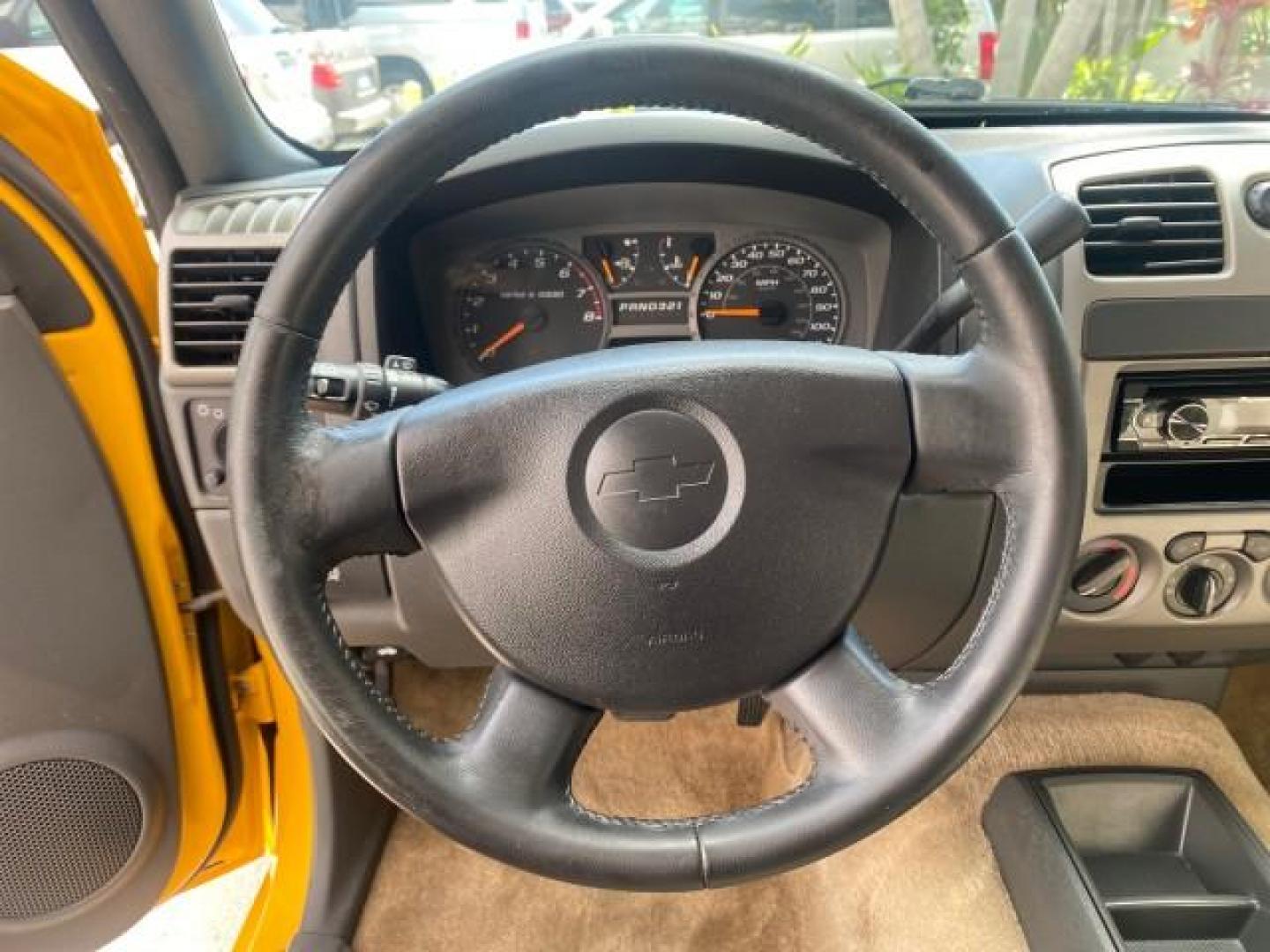 2006 Yellow /Light Cashmere Chevrolet Colorado LT FLORIDA LOW MILES 76.163 (1GCDS136768) with an 3.5L DOHC 5-Cyl MFI Engine engine, Automatic transmission, located at 4701 North Dixie Hwy, Pompano Beach, FL, 33064, (954) 422-2889, 26.240938, -80.123474 - OUR WEBPAGE FLORIDACARS1.COM HAS OVER 100 PHOTOS AND FREE CARFAX LINK 2006 CHEVROLET COLORADO LT Z71 VIN: 1GCDS136768220473 1 G C D S 1 3 6 7 6 8 2 2 0 4 7 3 CREW PICKUP 3.5L I5 F GASOLINE REAR WHEEL DRIVE Top Features Alloy Wheels Comfort Package Cloth Seats Convenience Package Basic Features ABS B - Photo#36