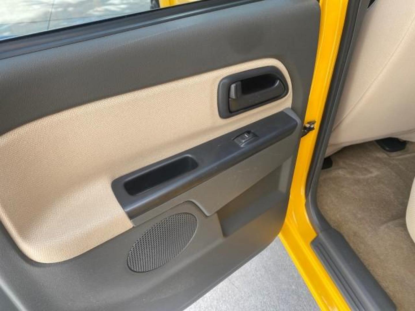 2006 Yellow /Light Cashmere Chevrolet Colorado LT FLORIDA LOW MILES 76.163 (1GCDS136768) with an 3.5L DOHC 5-Cyl MFI Engine engine, Automatic transmission, located at 4701 North Dixie Hwy, Pompano Beach, FL, 33064, (954) 422-2889, 26.240938, -80.123474 - OUR WEBPAGE FLORIDACARS1.COM HAS OVER 100 PHOTOS AND FREE CARFAX LINK 2006 CHEVROLET COLORADO LT Z71 VIN: 1GCDS136768220473 1 G C D S 1 3 6 7 6 8 2 2 0 4 7 3 CREW PICKUP 3.5L I5 F GASOLINE REAR WHEEL DRIVE Top Features Alloy Wheels Comfort Package Cloth Seats Convenience Package Basic Features ABS B - Photo#58