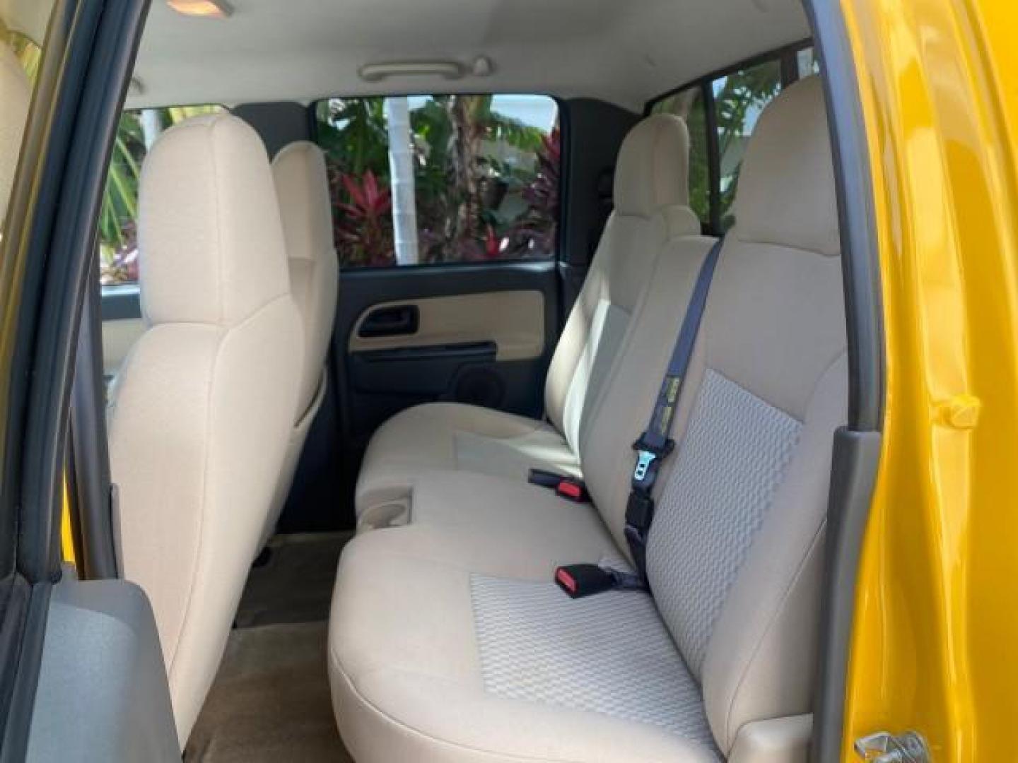 2006 Yellow /Light Cashmere Chevrolet Colorado LT FLORIDA LOW MILES 76.163 (1GCDS136768) with an 3.5L DOHC 5-Cyl MFI Engine engine, Automatic transmission, located at 4701 North Dixie Hwy, Pompano Beach, FL, 33064, (954) 422-2889, 26.240938, -80.123474 - OUR WEBPAGE FLORIDACARS1.COM HAS OVER 100 PHOTOS AND FREE CARFAX LINK 2006 CHEVROLET COLORADO LT Z71 VIN: 1GCDS136768220473 1 G C D S 1 3 6 7 6 8 2 2 0 4 7 3 CREW PICKUP 3.5L I5 F GASOLINE REAR WHEEL DRIVE Top Features Alloy Wheels Comfort Package Cloth Seats Convenience Package Basic Features ABS B - Photo#60